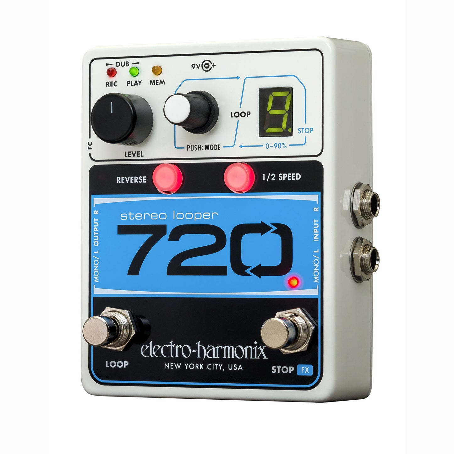 720 Stereo Looper Pedal 720 Seconds of Record Time