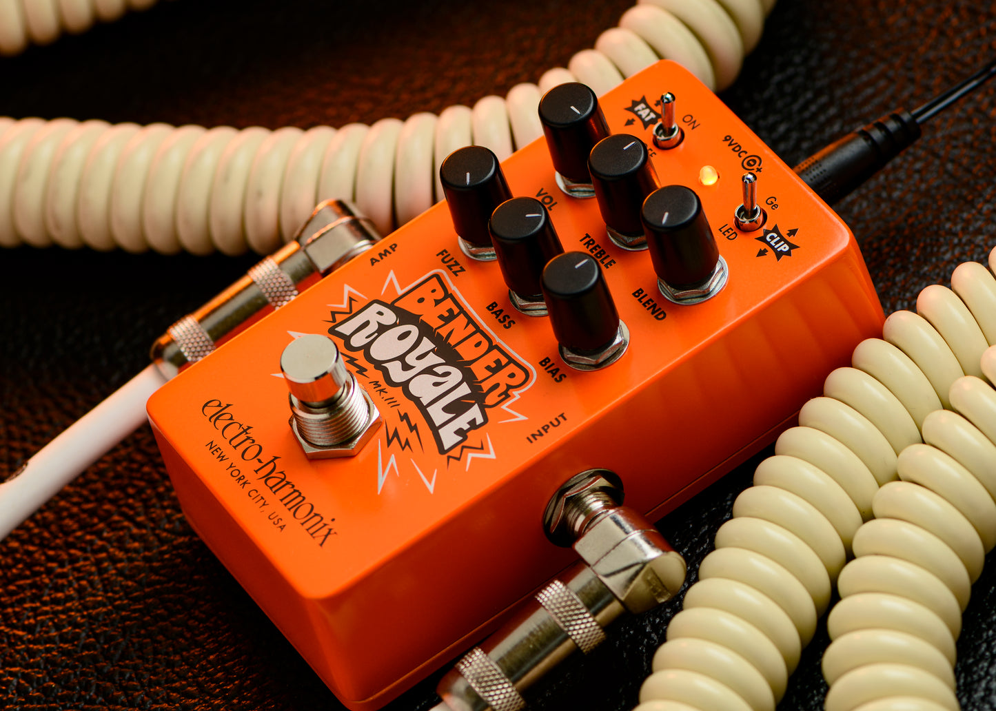 Bender Royale Fuzz Classic Germanium Mkiii 3-transistor Fuzz - Orange
