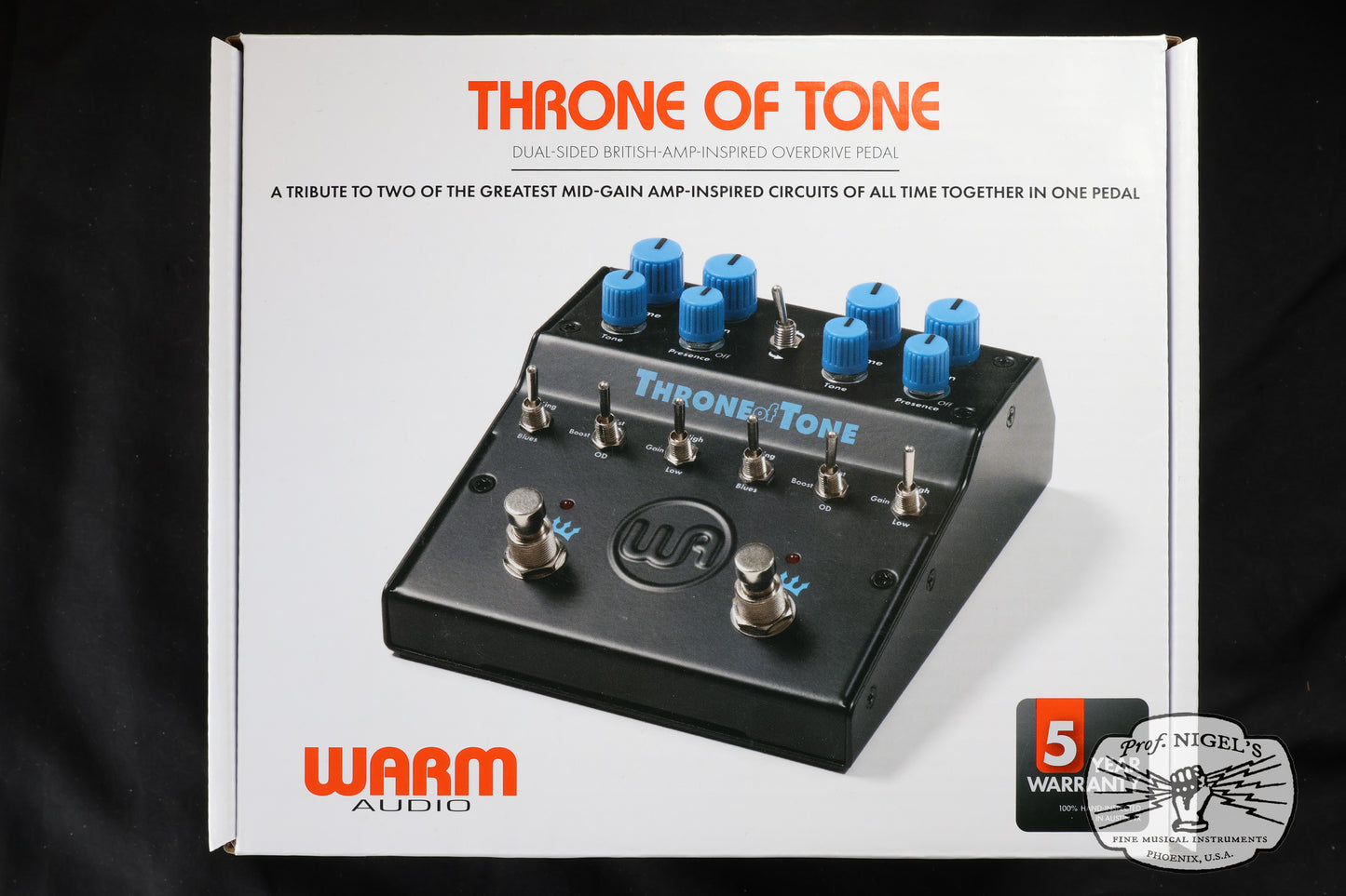 Open Box - Warm Audio Throne Of Tone Overdrive Pedal WA-TOT
