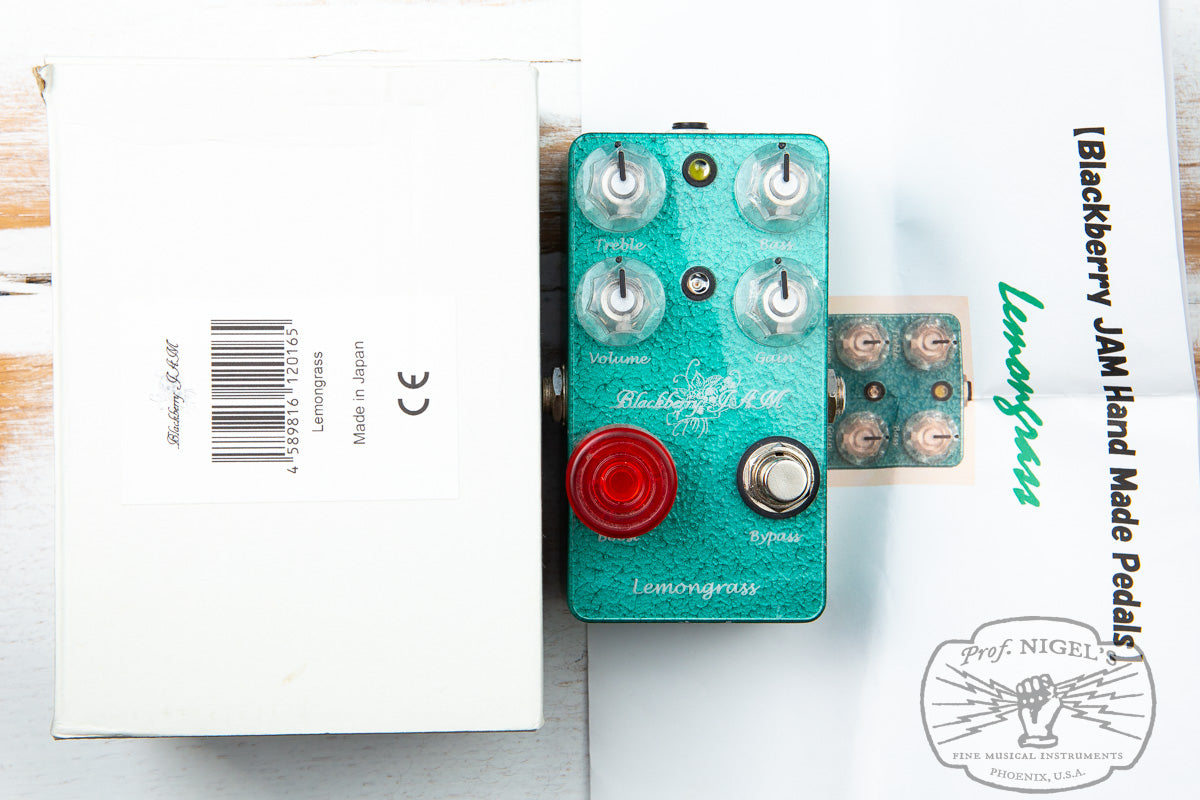Blackberry JAM Lemongrass TS-style Boost/Overdrive Made in Japan