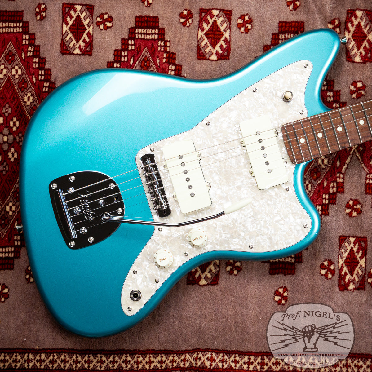 Fender MIJ FSR Hybrid II Jazzmaster Teal Green Metallic Matching Headstock MH TGM Made in Japan