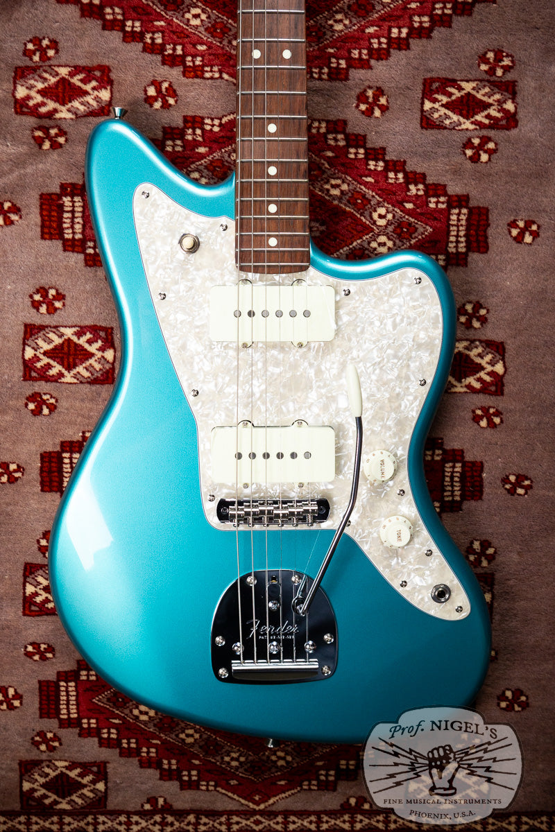 Fender MIJ FSR Hybrid II Jazzmaster Teal Green Metallic Matching Headstock MH TGM Made in Japan