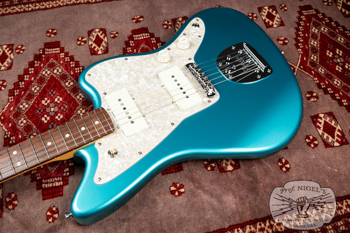 Fender MIJ FSR Hybrid II Jazzmaster Teal Green Metallic Matching Headstock MH TGM Made in Japan
