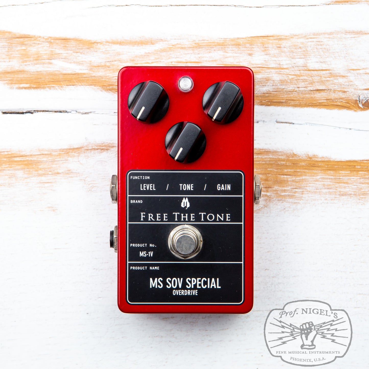 Serial #MS078 Free The Tone MS-1V MS SOV Special Overdrive Matt Schofield Signature