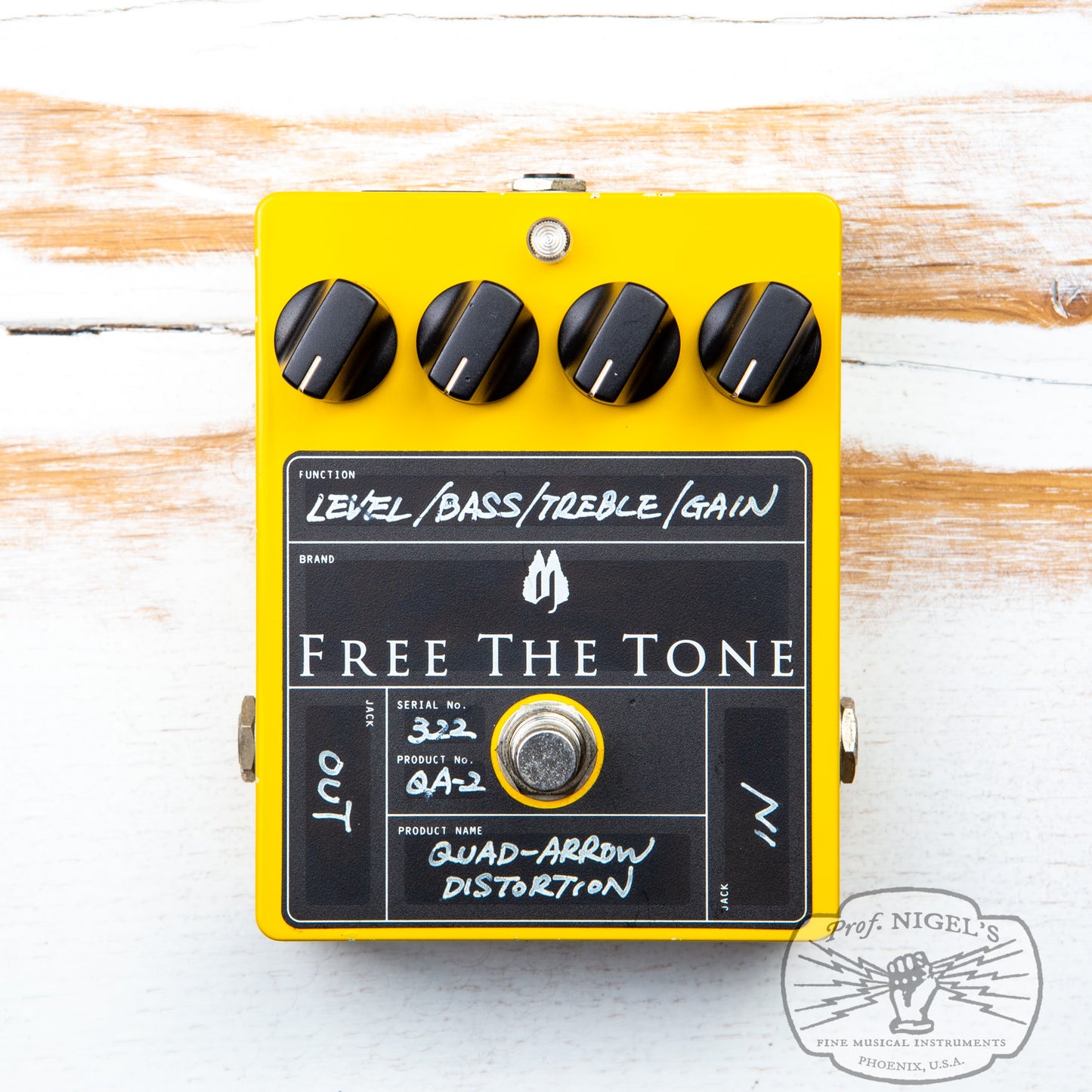 Free The Tone QA-2 Quad Arrow w/ Box High Dynamic Range Distortion MIJ Made in Japan