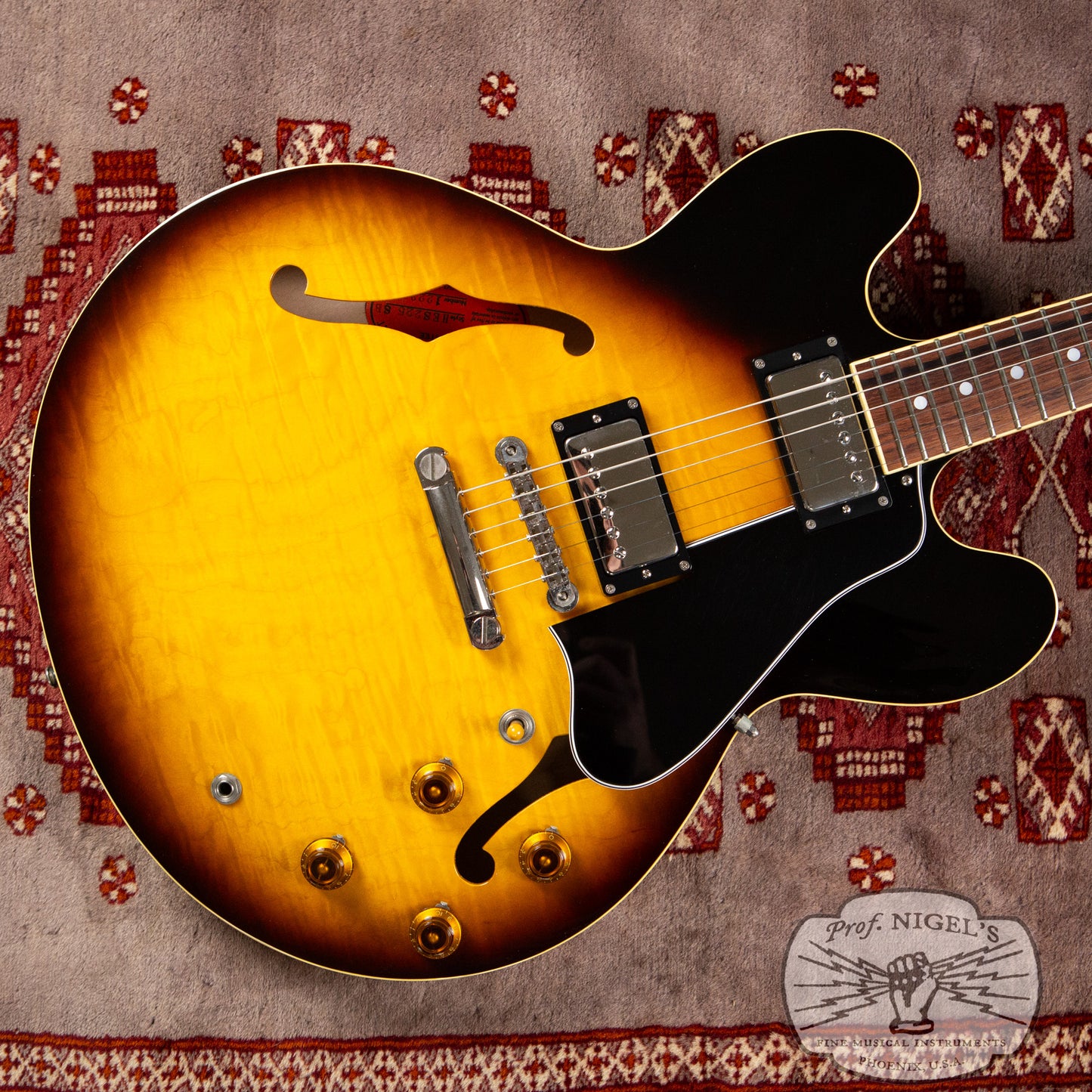 RARE Tokai Hibiki HES225 w/ Case Lacquer Sunburst 335-style MIJ Tokai Super Shop Japan