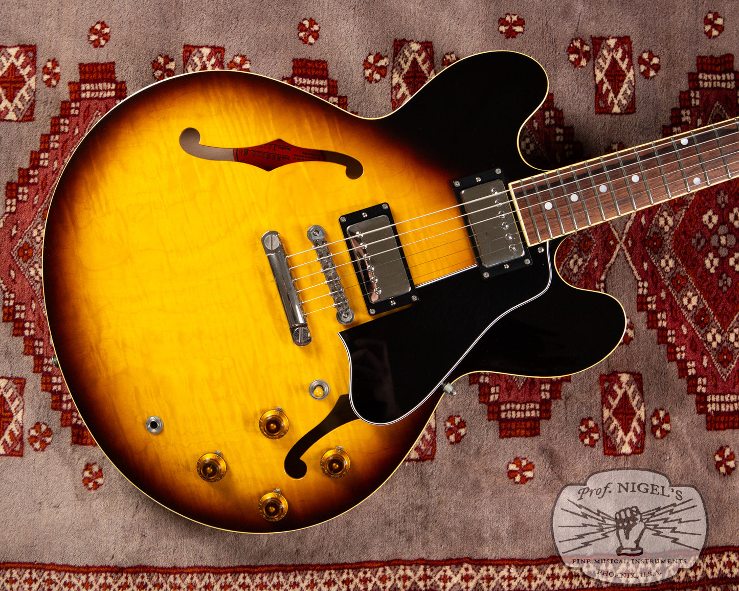 RARE Tokai Hibiki HES225 w/ Case Lacquer Sunburst 335-style MIJ Tokai Super Shop Japan