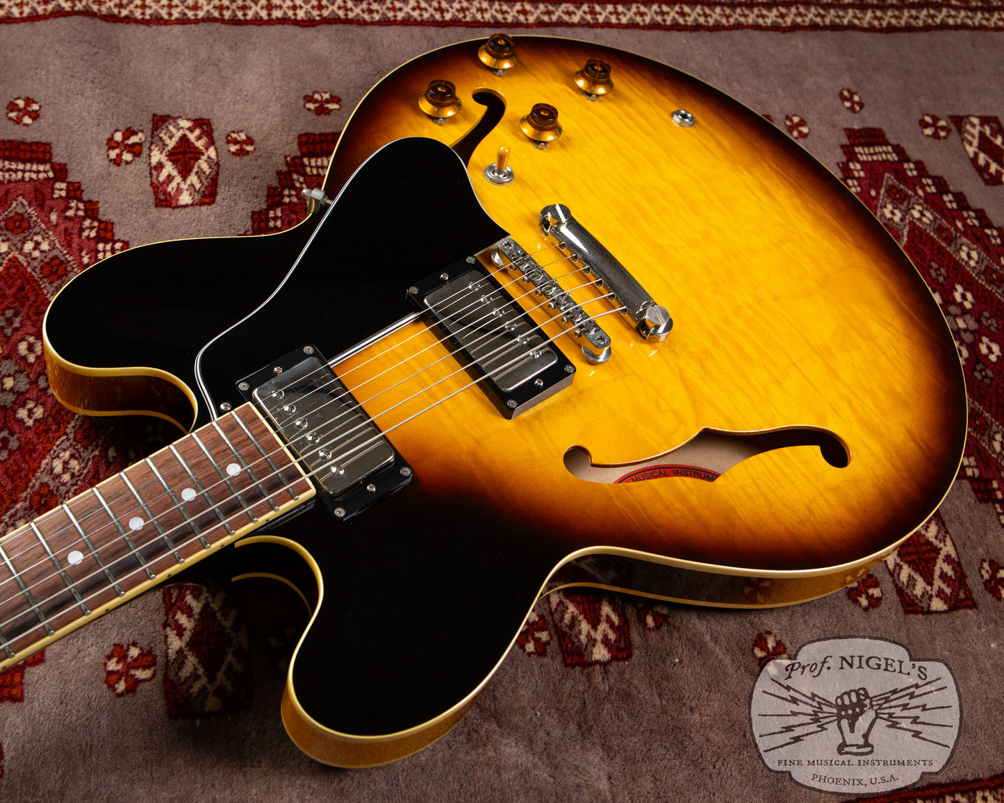 RARE Tokai Hibiki HES225 w/ Case Lacquer Sunburst 335-style MIJ Tokai Super Shop Japan