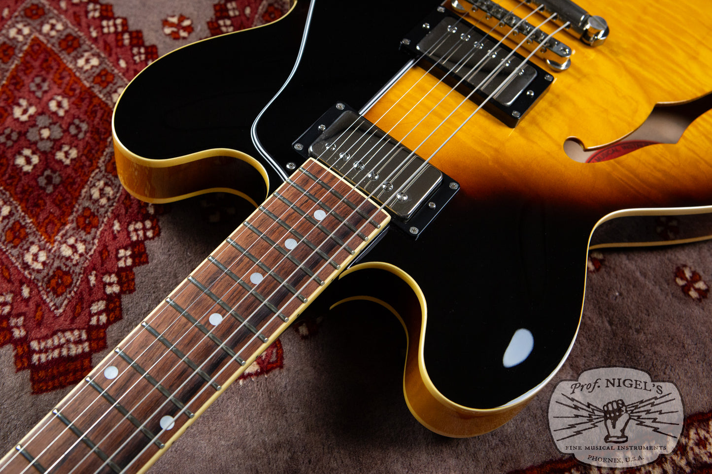 RARE Tokai Hibiki HES225 w/ Case Lacquer Sunburst 335-style MIJ Tokai Super Shop Japan