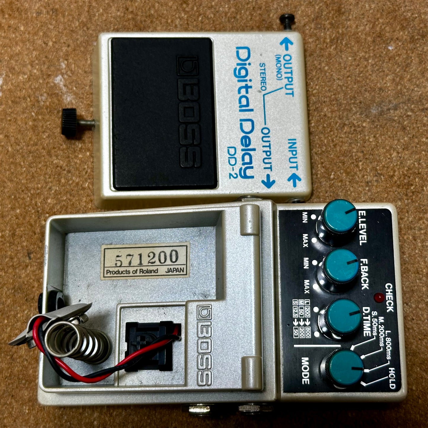 Boss DD-2 Digital Delay MIJ (Blue Label) 1985 Long Chip Vintage Made in Japan