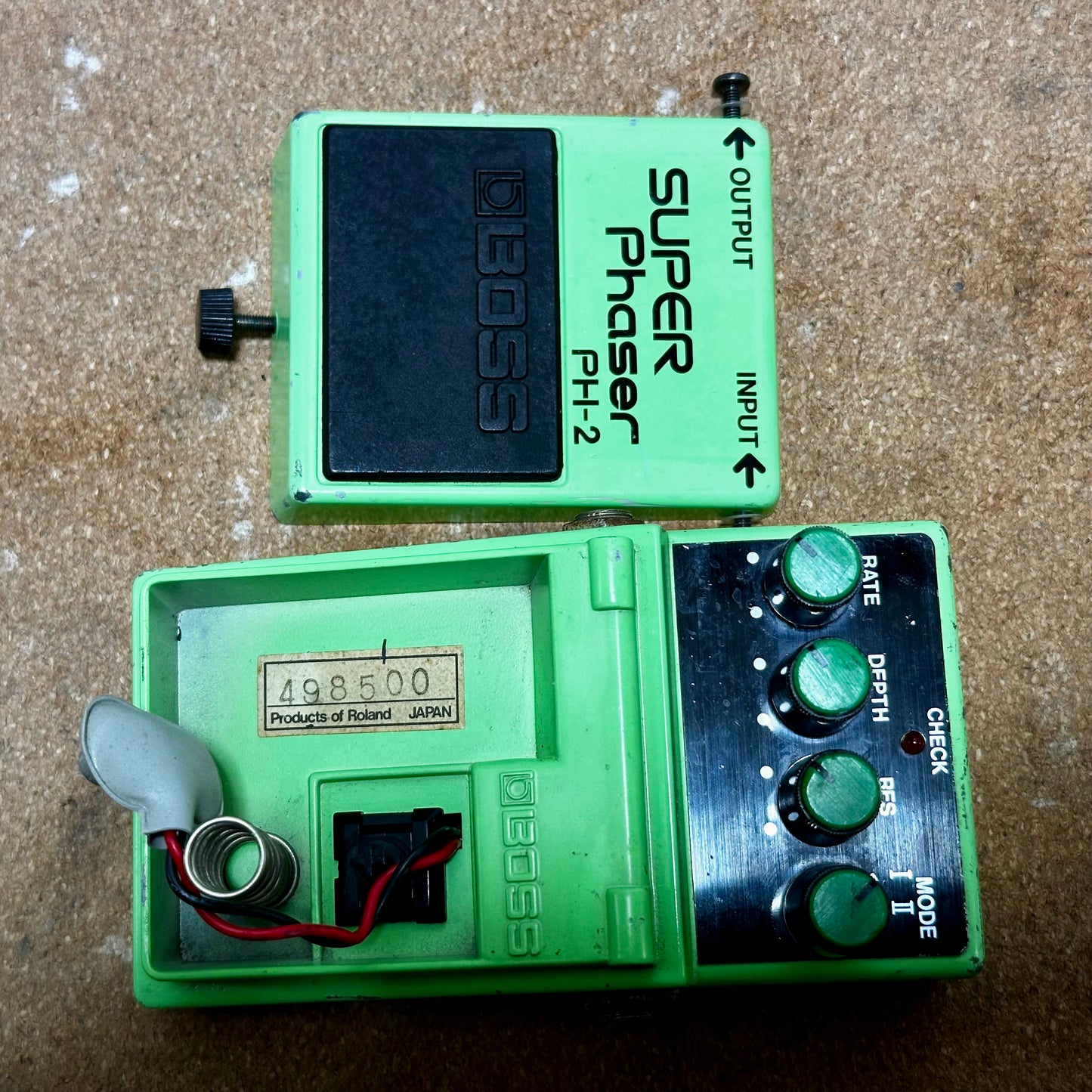 Boss PH-2 Super Phaser 1984 Black Label Vintage MIJ