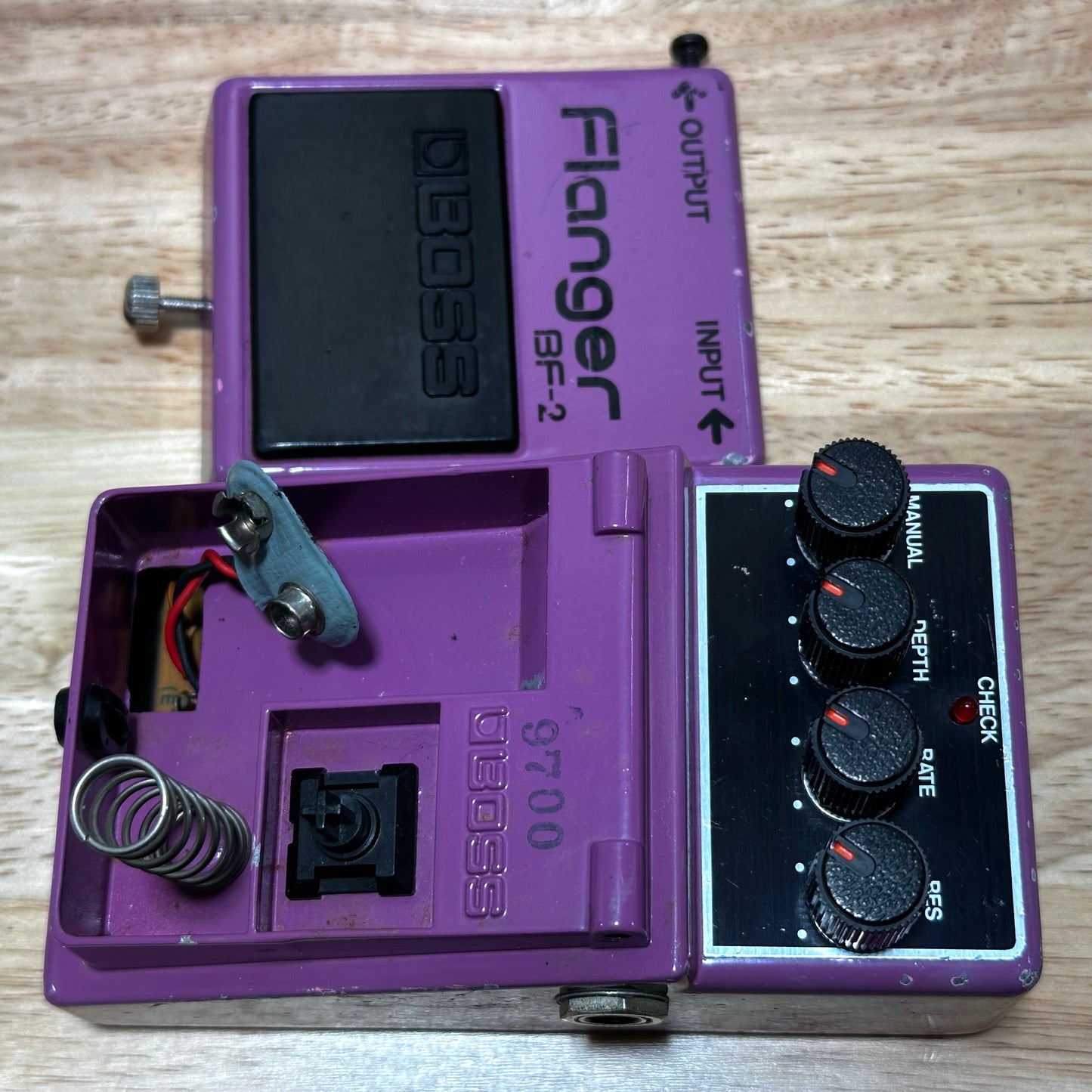 Boss BF-2 Silver Screw Flanger (Black Label) MIJ Made in Japan