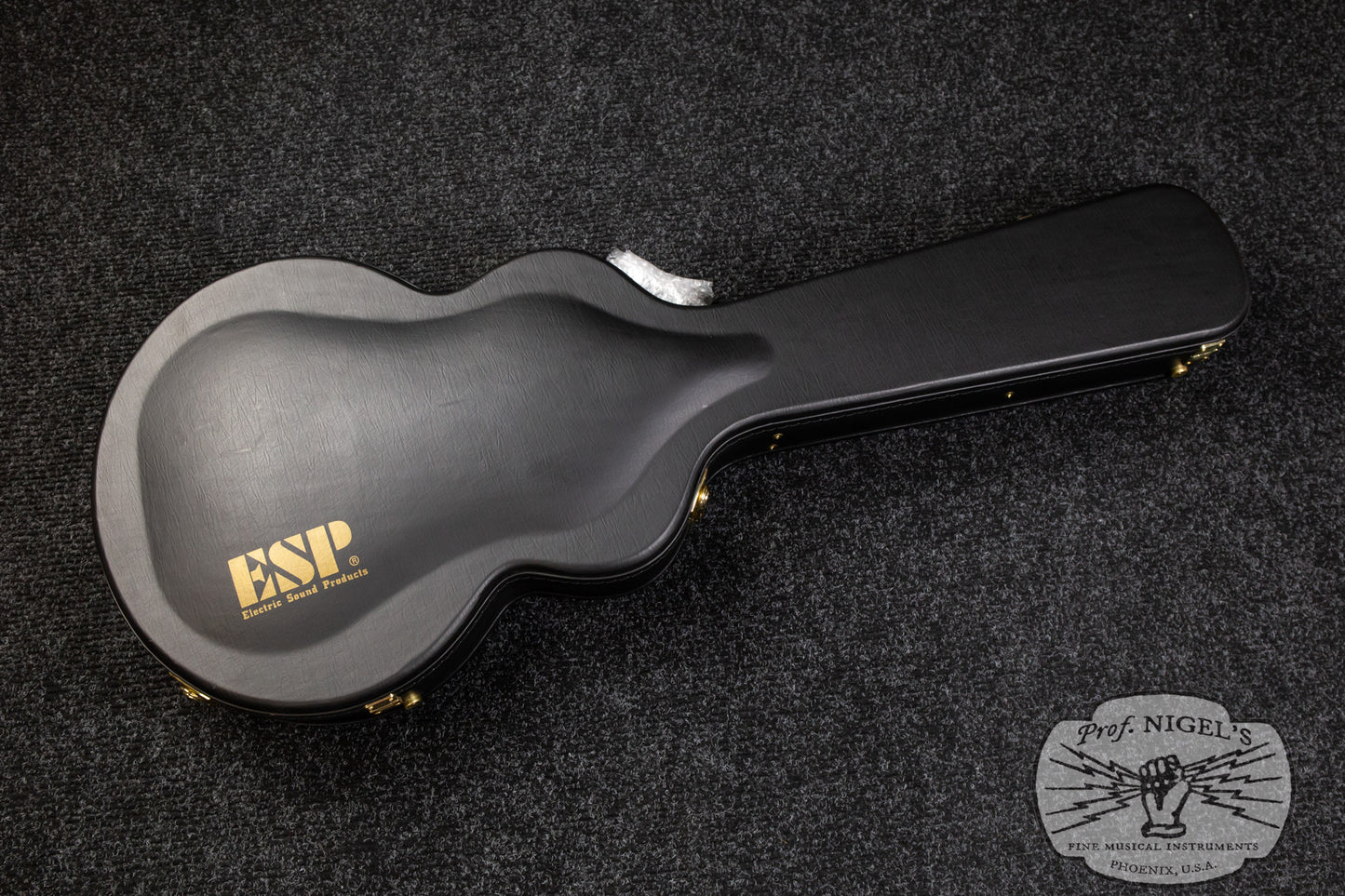 ESP Edwards MIJ E-SA-125LT w/ Case Cherry Lacquer Carved Top 335-style Seymour Duncan Semi Acoustic