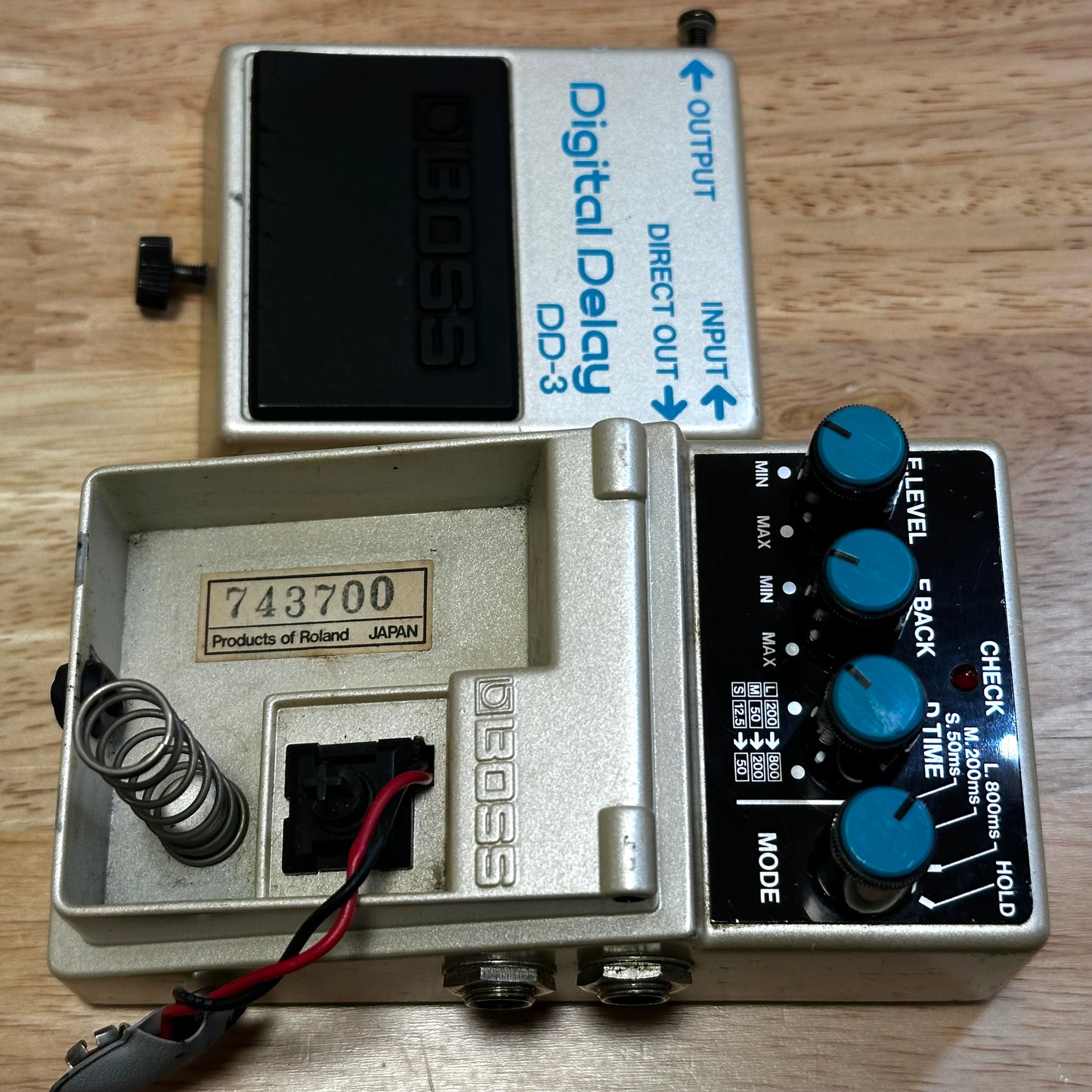 Boss DD-3 Digital Delay Long Chip MIJ Blue Label Made in Japan
