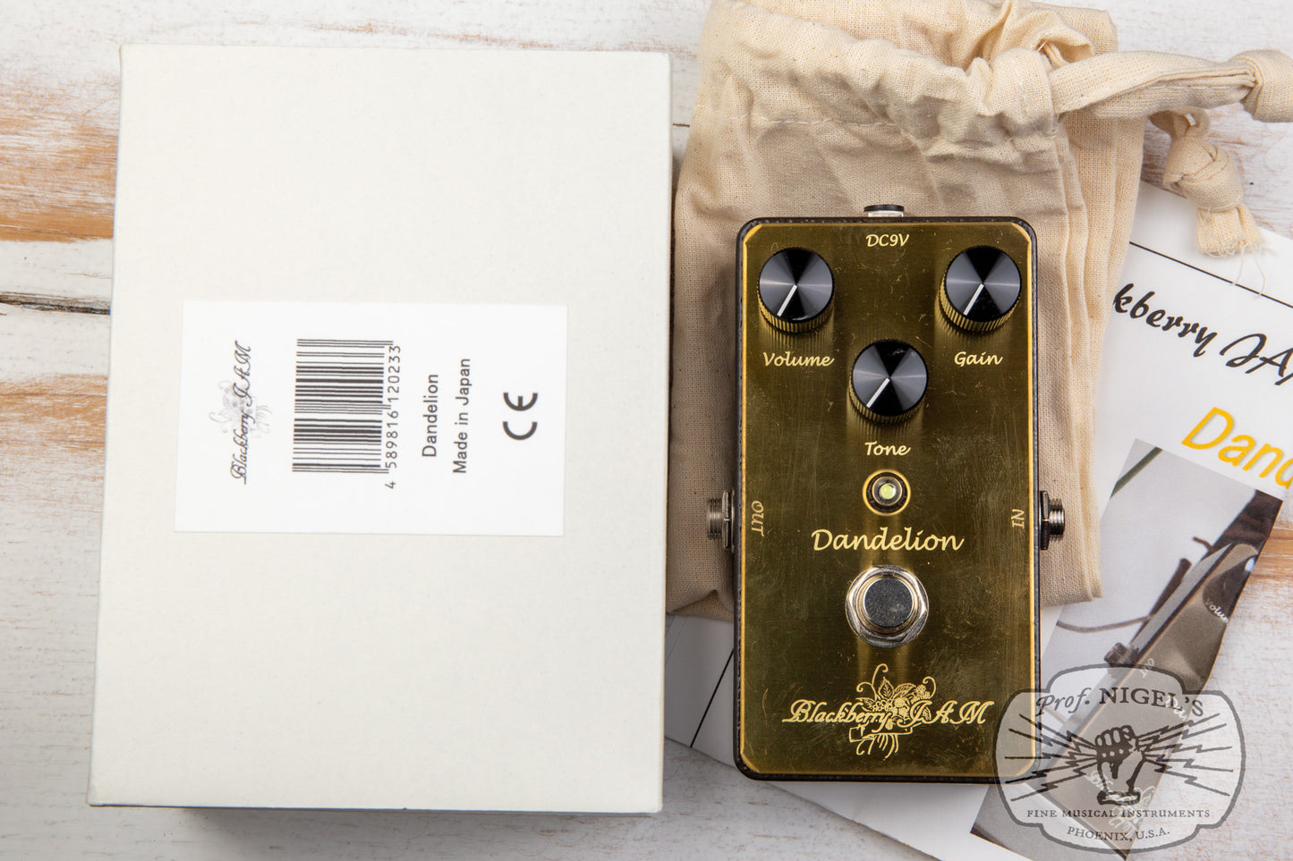Blackberry JAM Dandelion High Gain Distortion Rare Handmade in Japan MIJ
