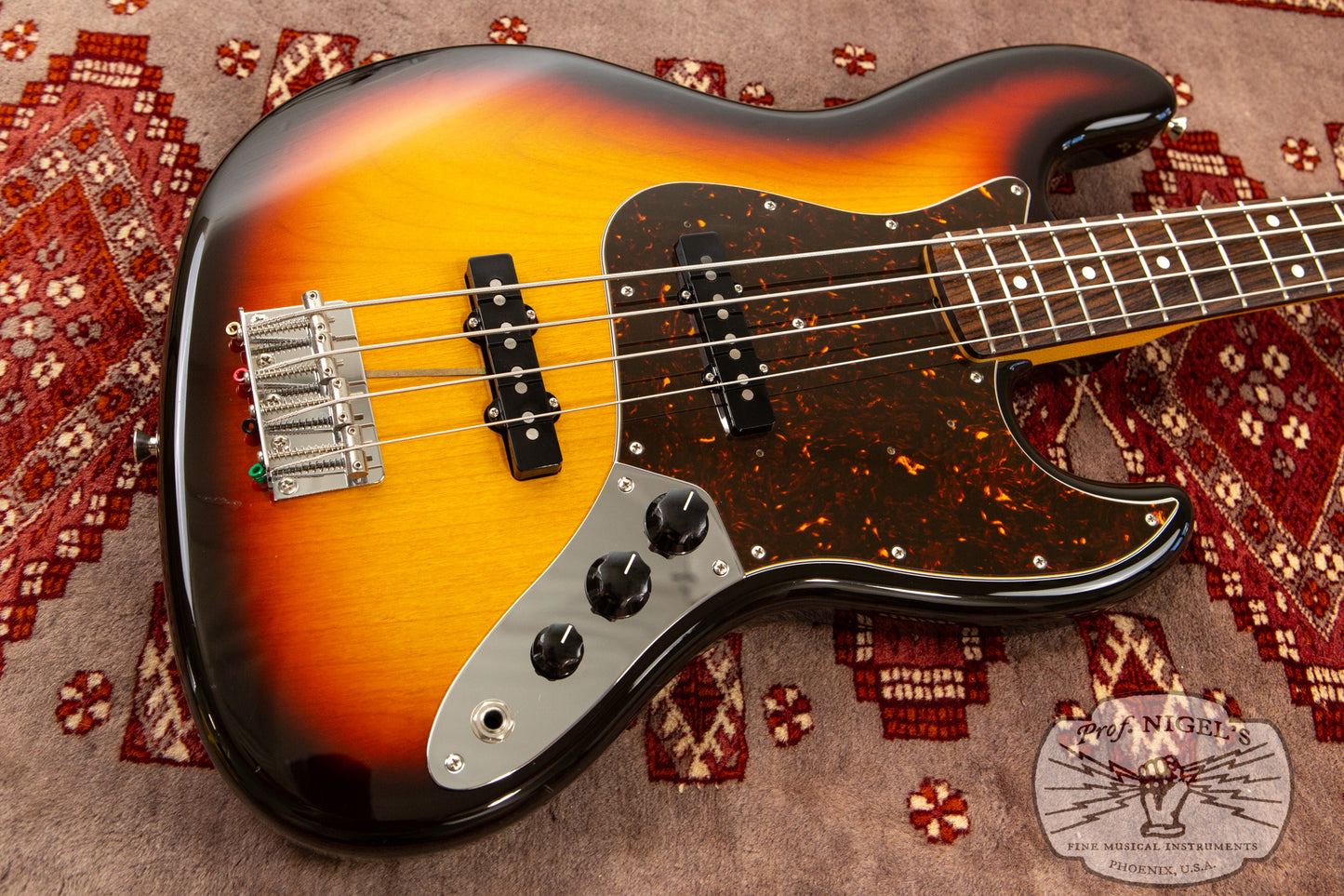 2019 Fender MIJ Hybrid 60s Jazz Bass US Pickups 3TS JB62