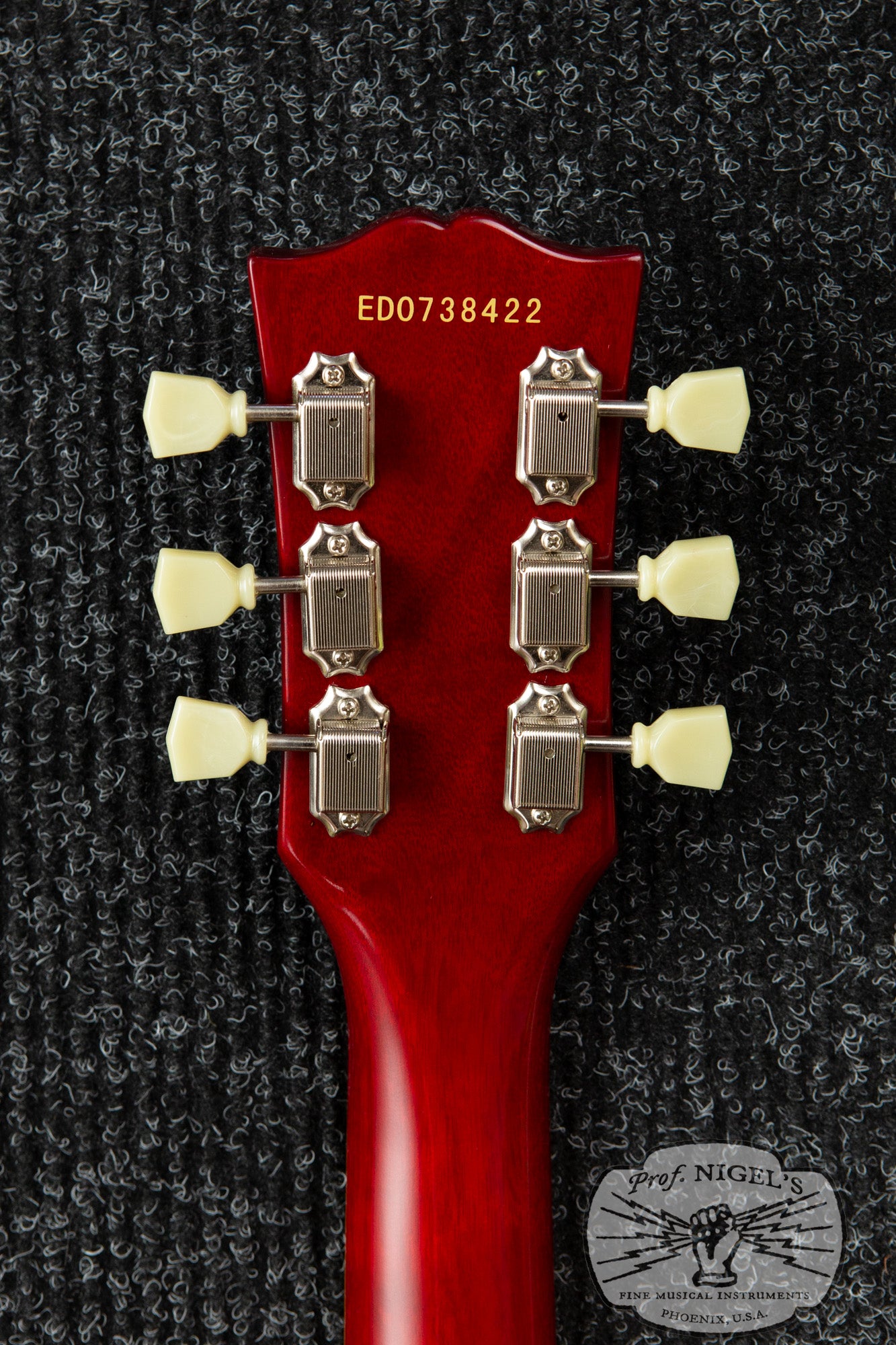 ESP Edwards MIJ E-SA-125LT w/ Case Cherry Lacquer Carved Top 335-style Seymour Duncan Semi Acoustic