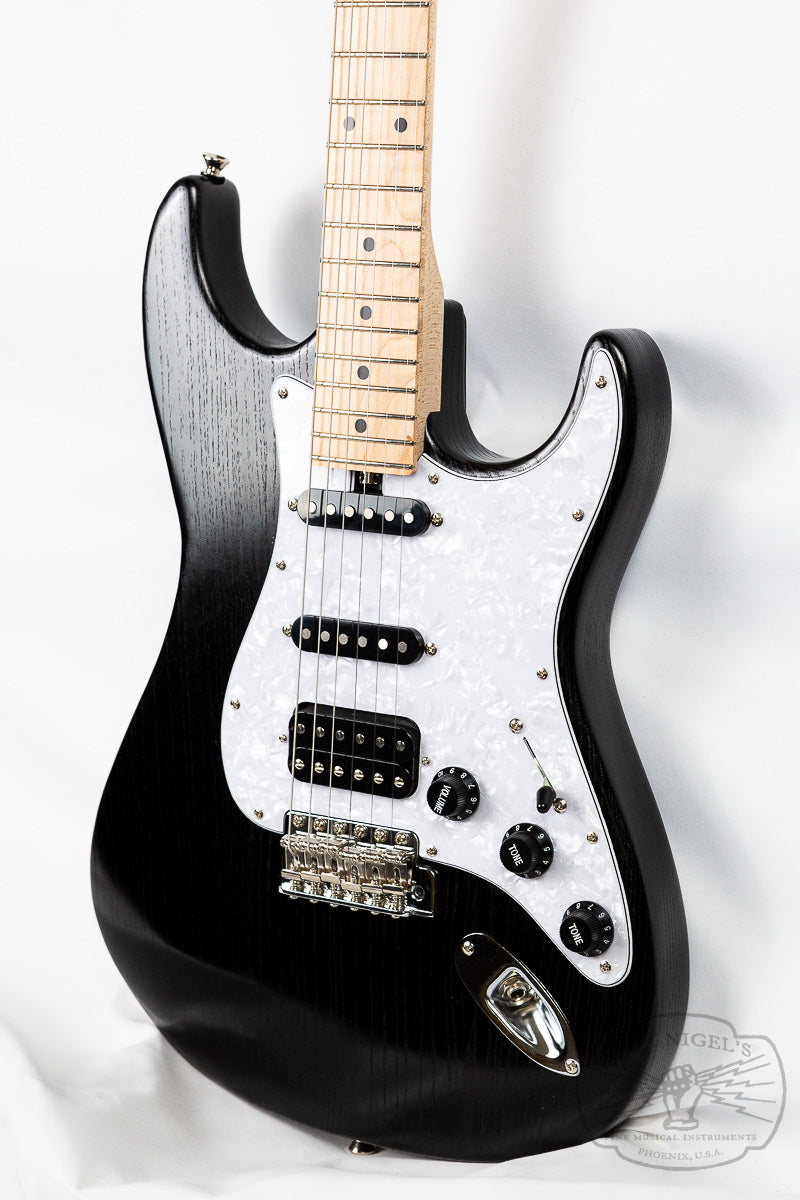Bacchus Craft G-STUDIO ASH DK Black Oil Modern Strat SSH Electric Guitar