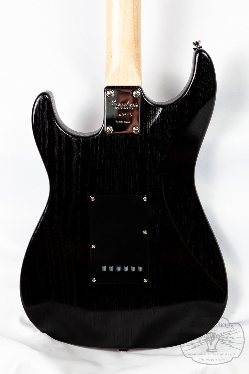 Bacchus Craft G-STUDIO ASH DK Black Oil Modern Strat SSH Electric Guitar