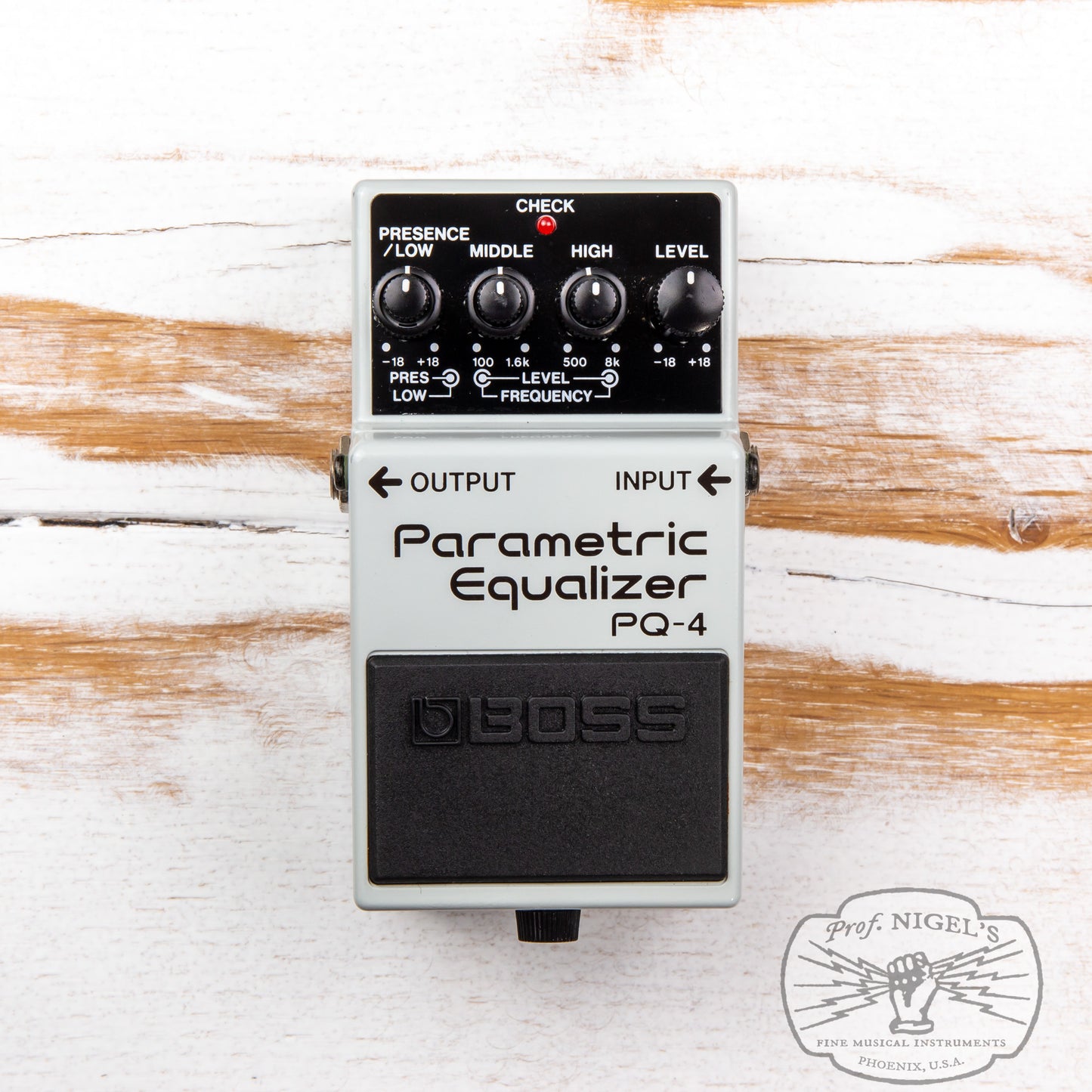 Boss PQ-4 Parametric Equalizer MIT Silver Label 1991