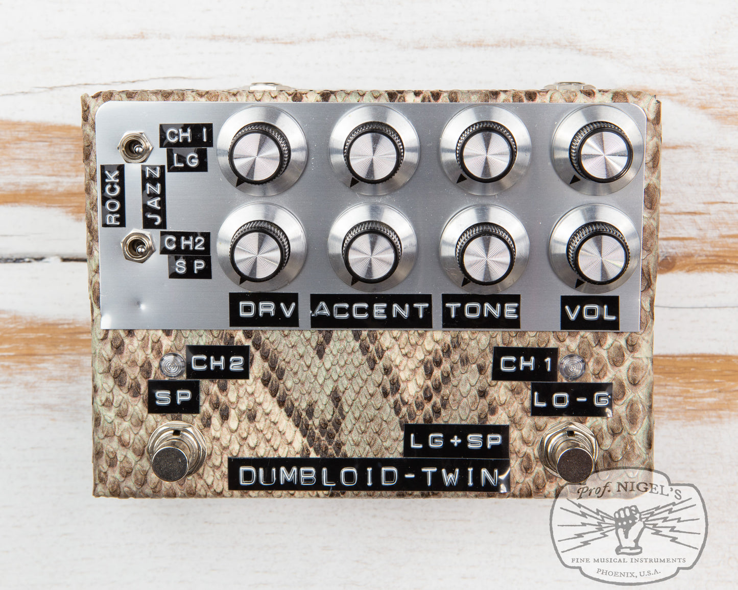 Shin's Music DUMBLOID-TWIN LG+SP Snake Skin Tolex MIJ Handmade in Japan