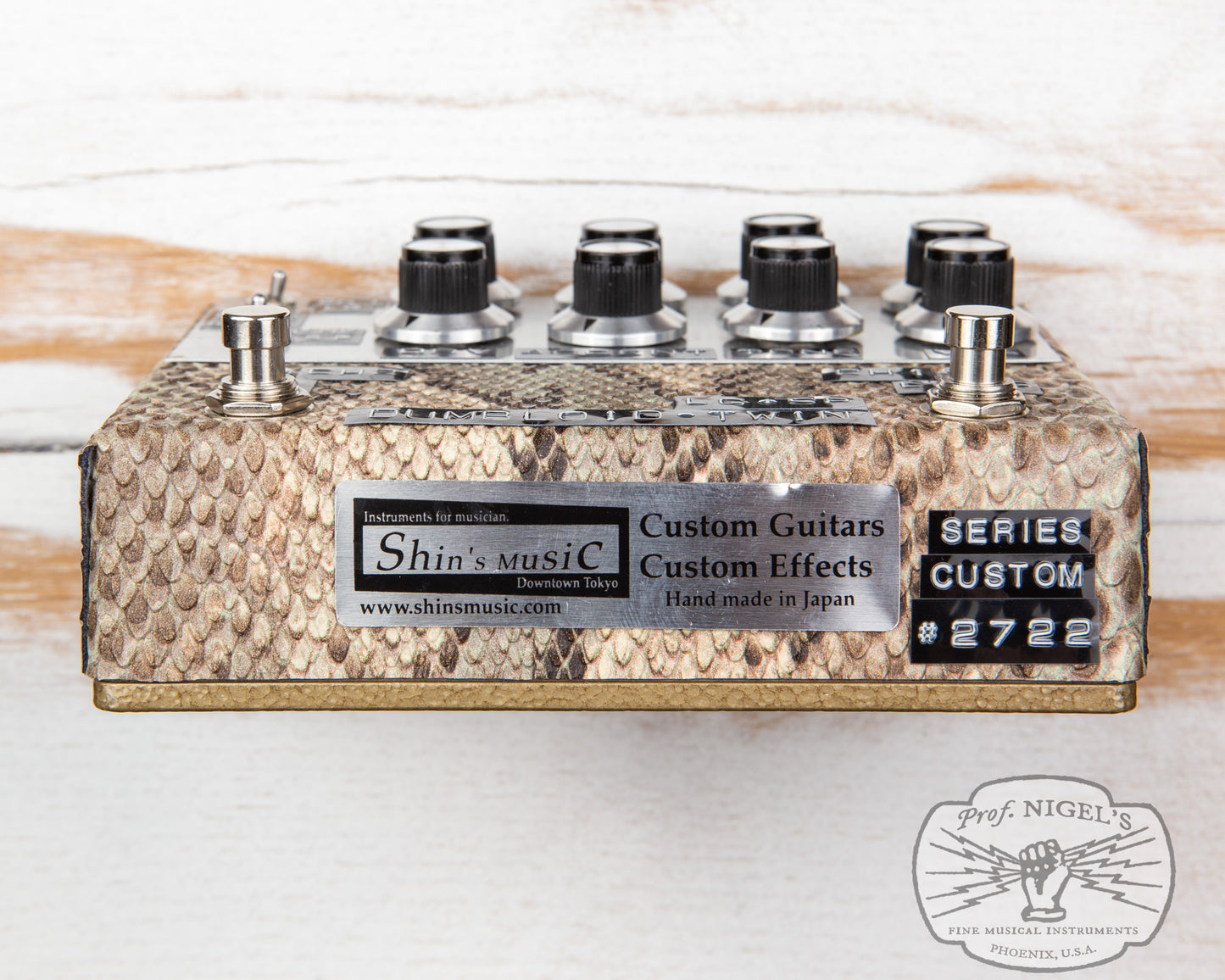Shin's Music DUMBLOID-TWIN LG+SP Snake Skin Tolex MIJ Handmade in Japan
