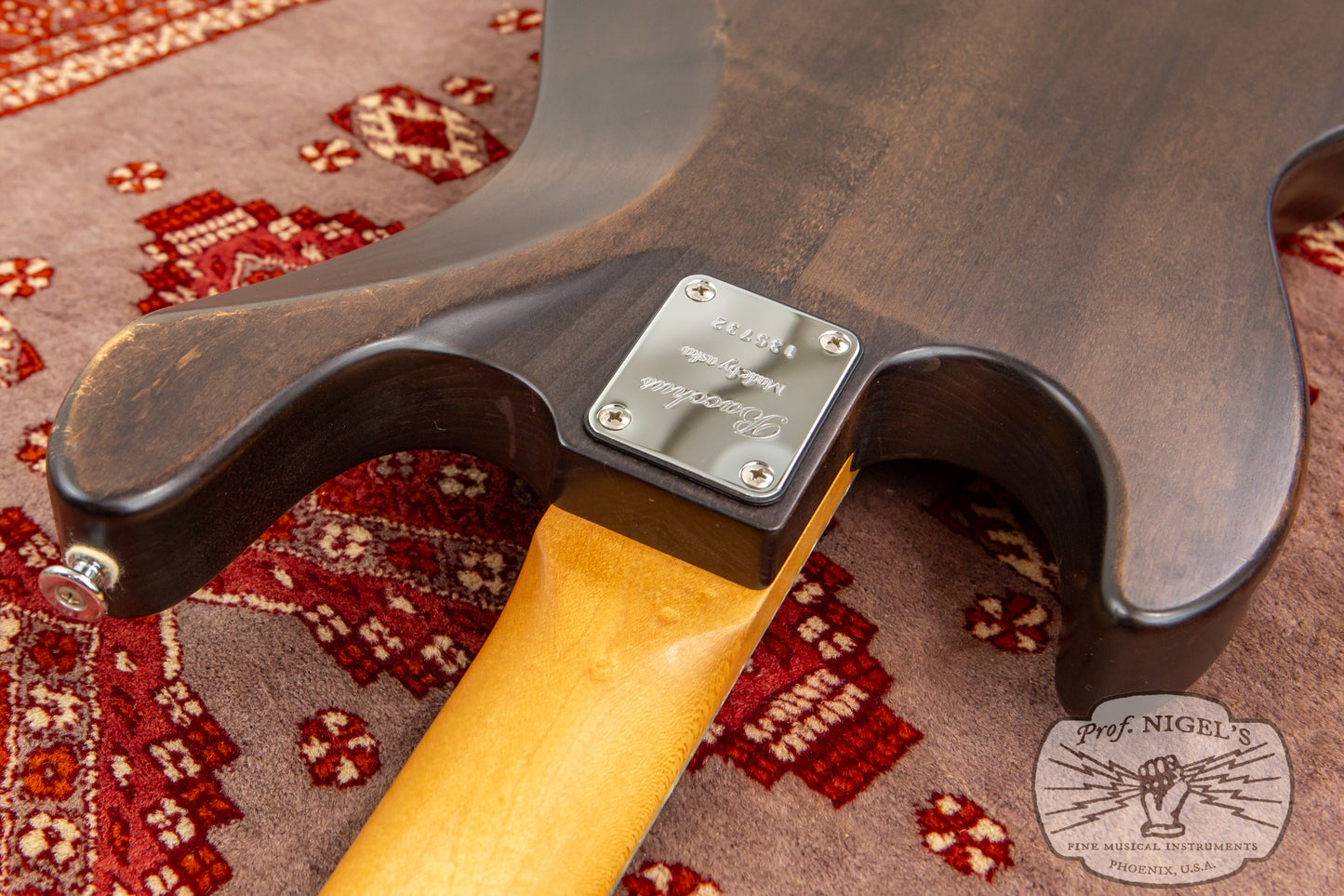 Bacchus Handmade Woodline 4 Premium Flame Maple Alder Brown Oil Boutique J-style Made in Japan