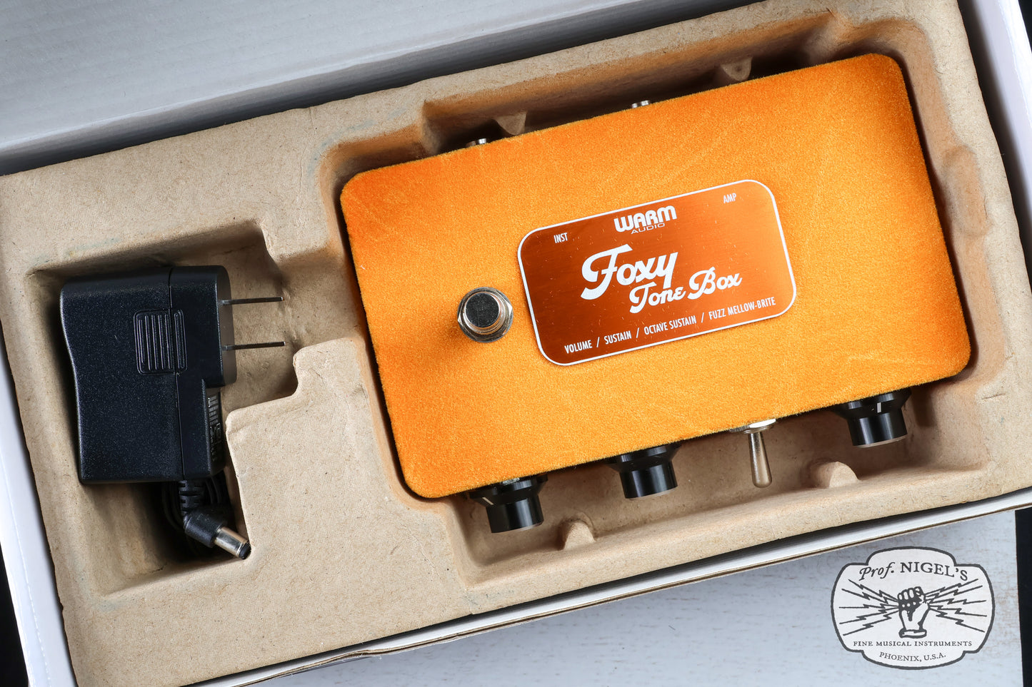 Open Box - Foxy Tone Box – Octave-Up Germanium Fuzz Pedal WA-FTB