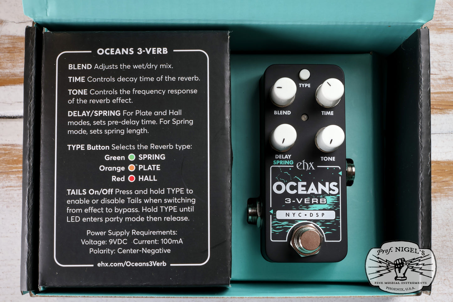 Open Box - Electro-Harmonix Pico Oceans 3-Verb