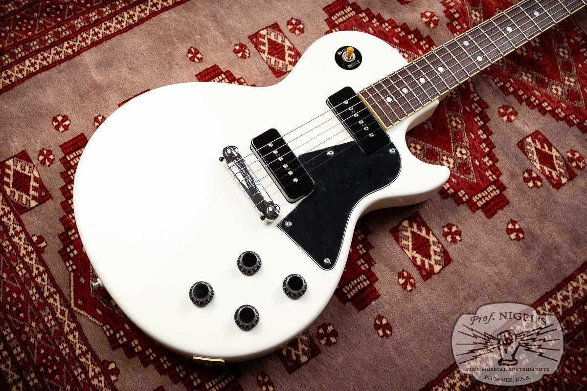 Bacchus Craft MIJ BLS-JR/R Arctic White Electric Guitar Les Paul LP Jr-style Made in Japan