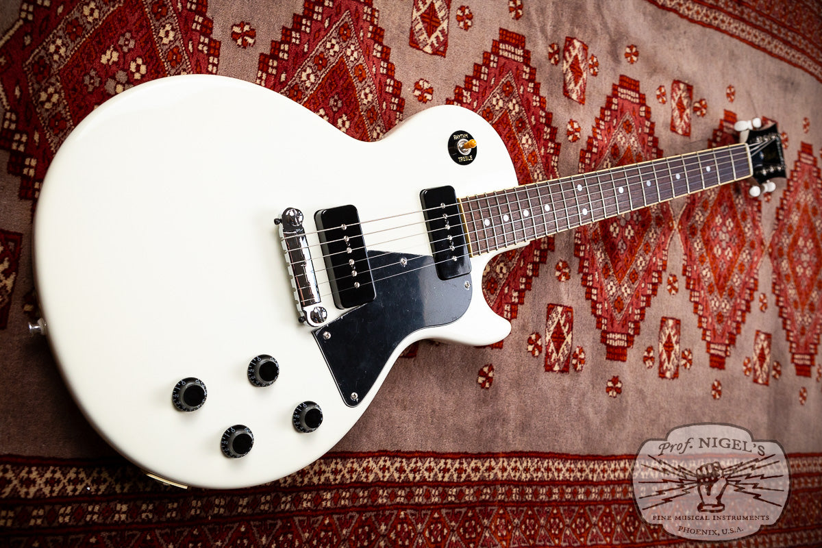Bacchus Craft MIJ BLS-JR/R Arctic White Electric Guitar Les Paul LP Jr-style Made in Japan