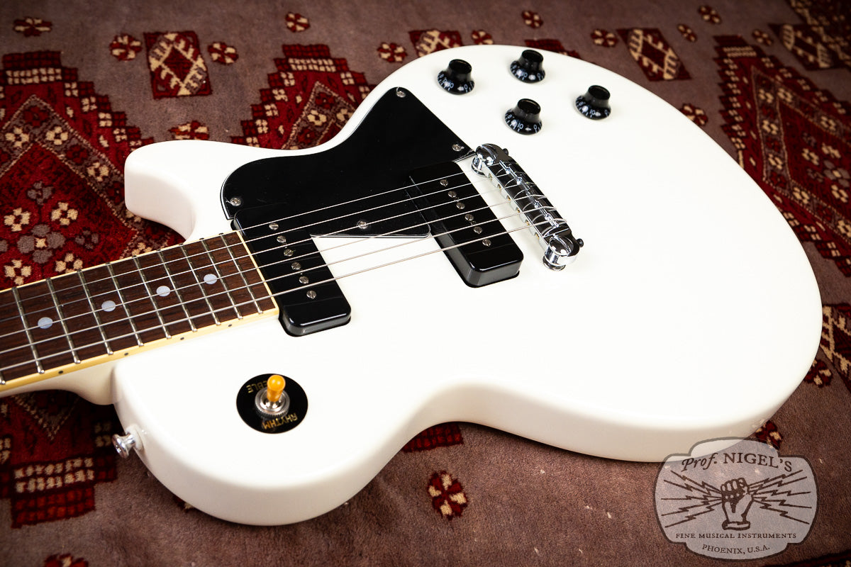 Bacchus Craft MIJ BLS-JR/R Arctic White Electric Guitar Les Paul LP Jr-style Made in Japan