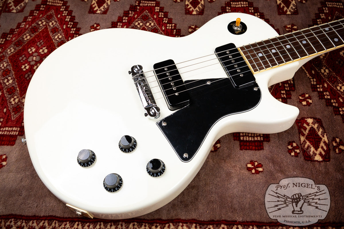 Bacchus Craft MIJ BLS-JR/R Arctic White Electric Guitar Les Paul LP Jr-style Made in Japan