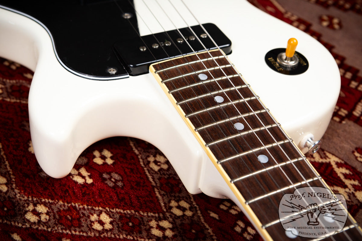 Bacchus Craft MIJ BLS-JR/R Arctic White Electric Guitar Les Paul LP Jr-style Made in Japan