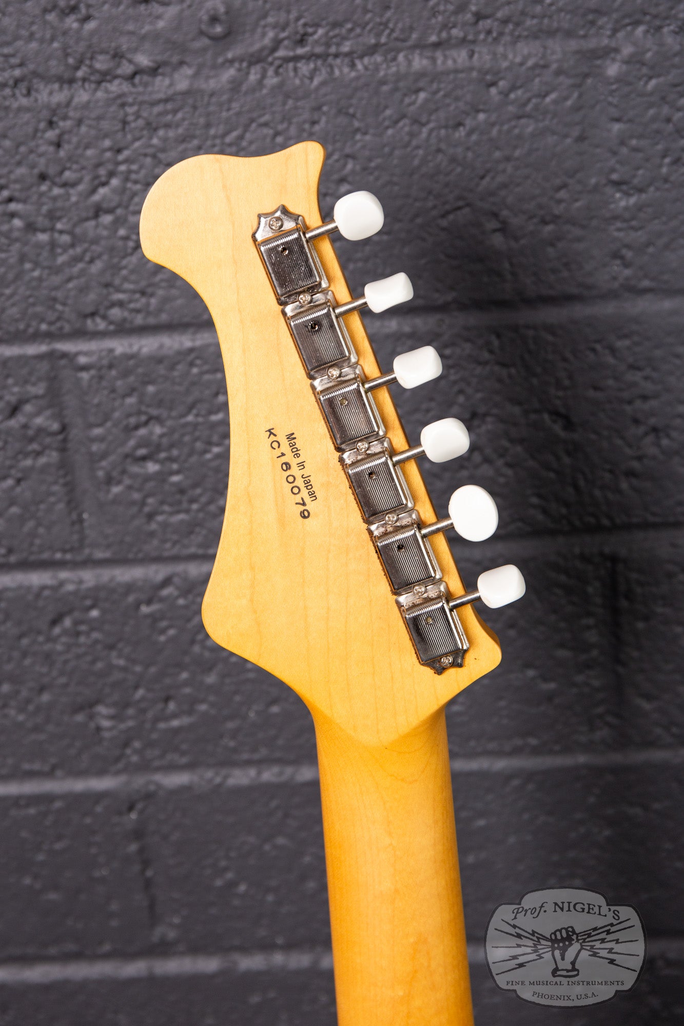 Fujigen-made History x Kaminari KH-Cygnet 2016 Apple Green Metallic DiMarzio Mini Humbucker Non-Reverse MIJ Made in Japan