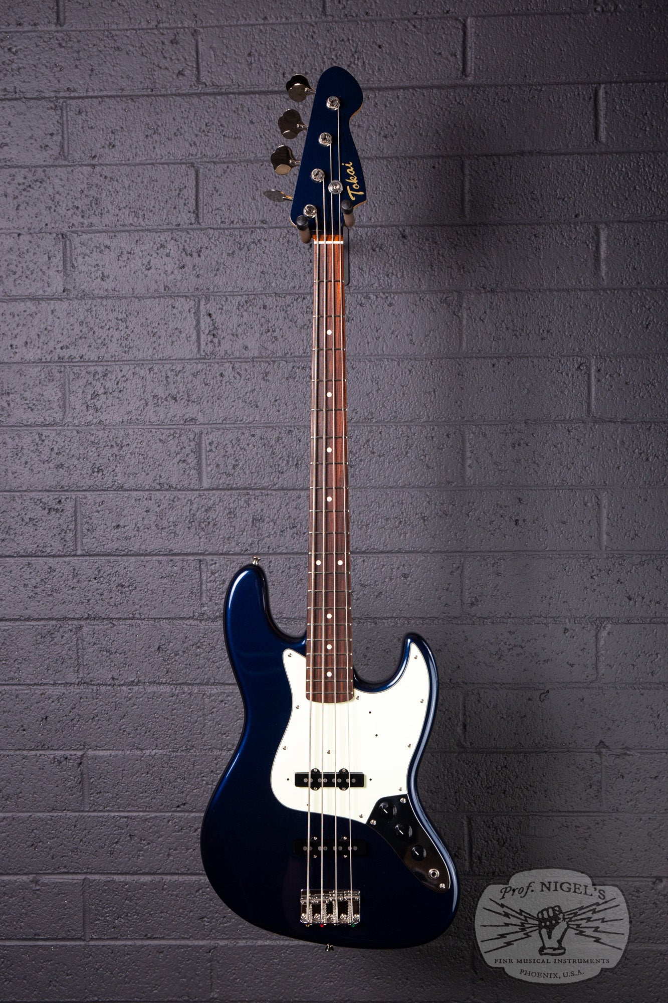 2022 Tokai MIJ AJB114 Matching Headstock Gunmetal Blue Jazz Bass Made in Japan MH