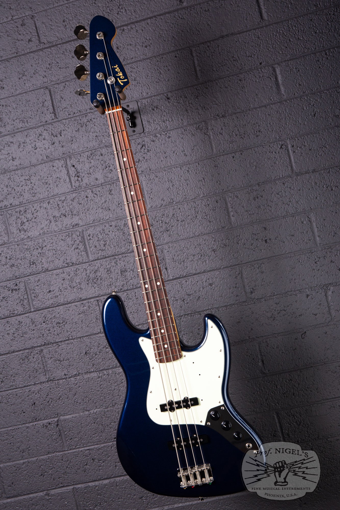 2022 Tokai MIJ AJB114 Matching Headstock Gunmetal Blue Jazz Bass Made in Japan MH