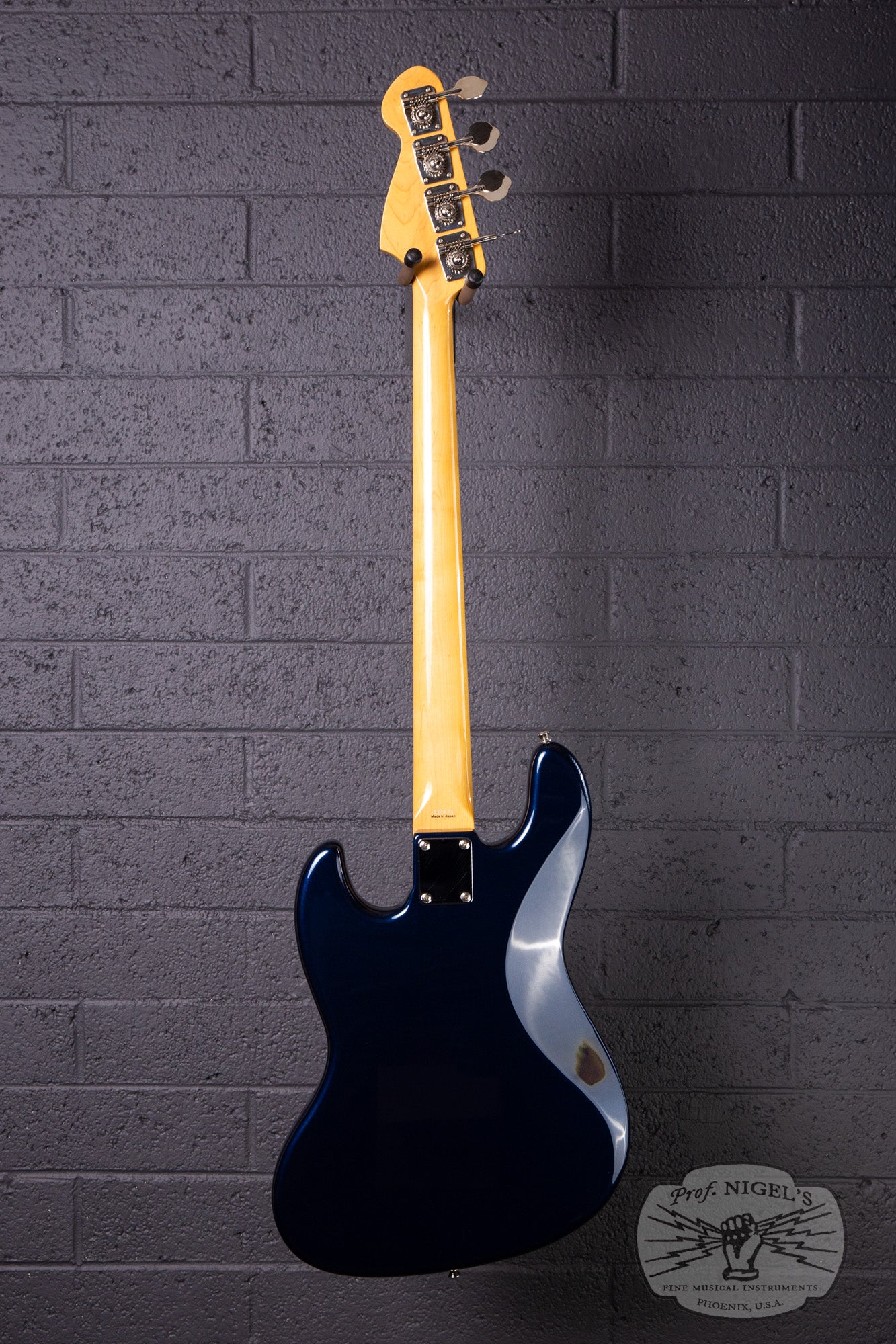 2022 Tokai MIJ AJB114 Matching Headstock Gunmetal Blue Jazz Bass Made in Japan MH