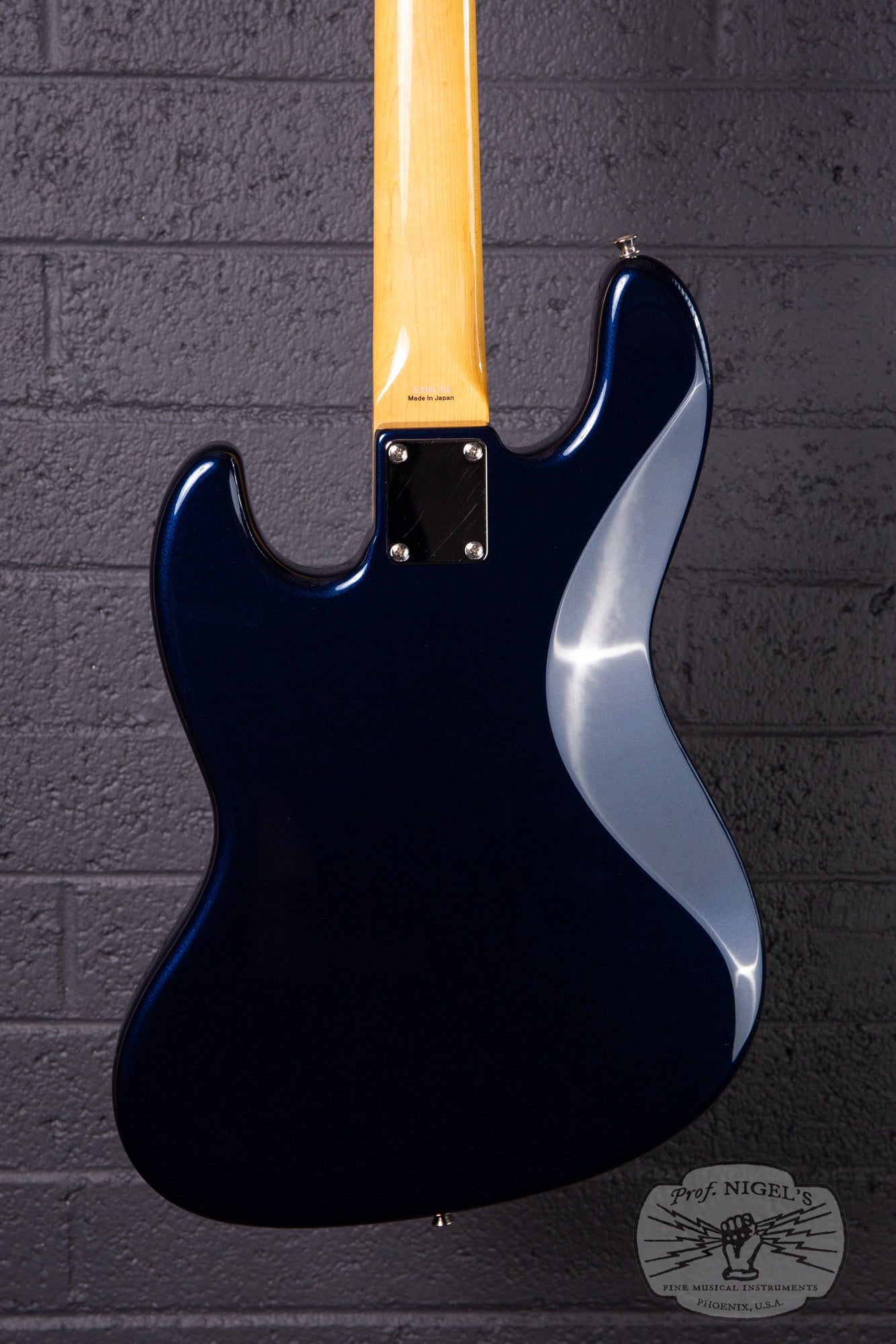 2022 Tokai MIJ AJB114 Matching Headstock Gunmetal Blue Jazz Bass Made in Japan MH