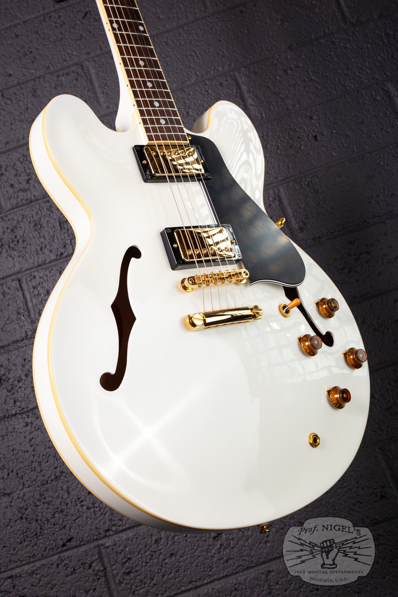 2022 Limited Production Tokai ES202G-CM Snow White w/ Hard Case 335-style MIJ Made in Japan