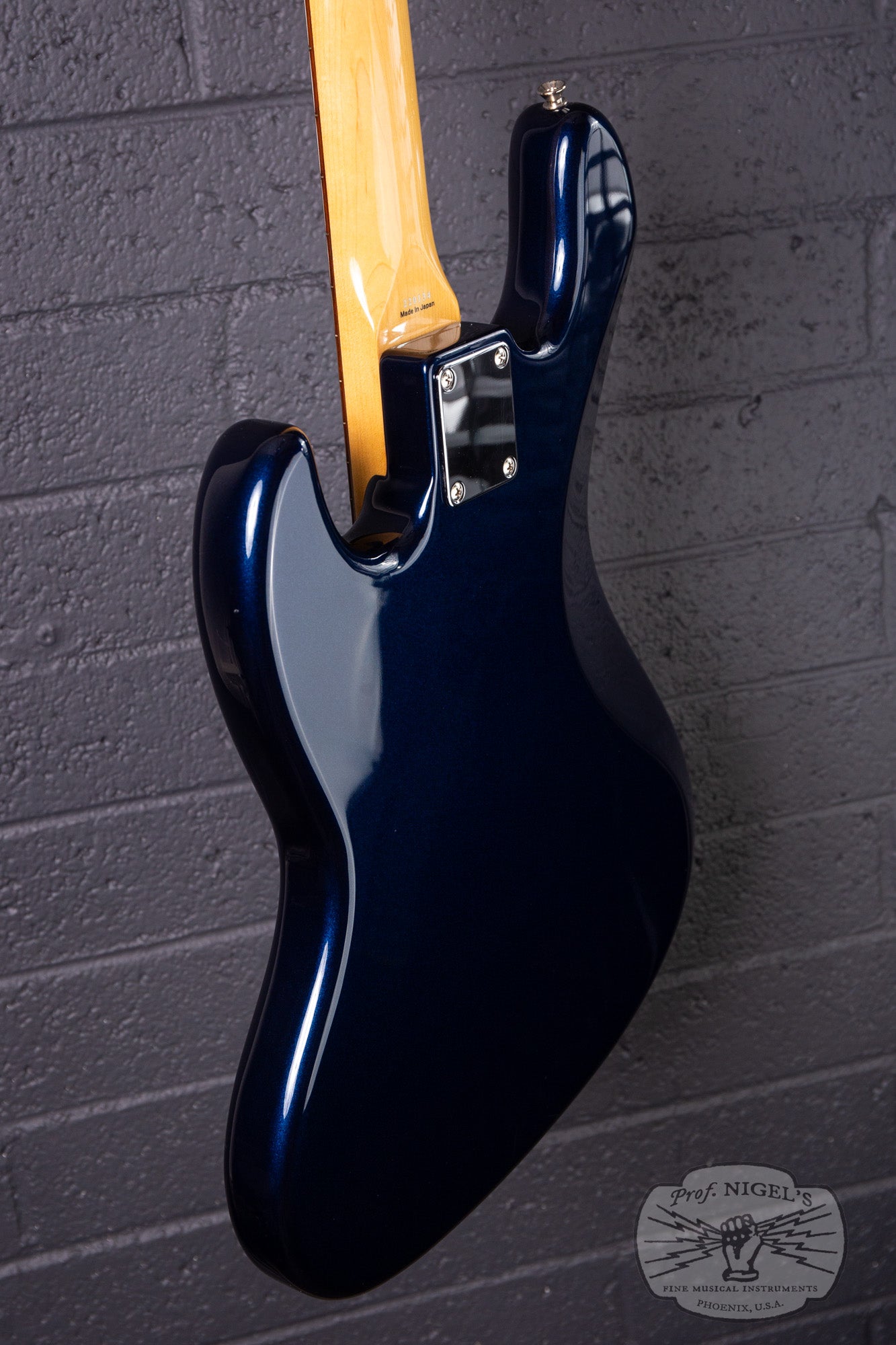 2022 Tokai MIJ AJB114 Matching Headstock Gunmetal Blue Jazz Bass Made in Japan MH