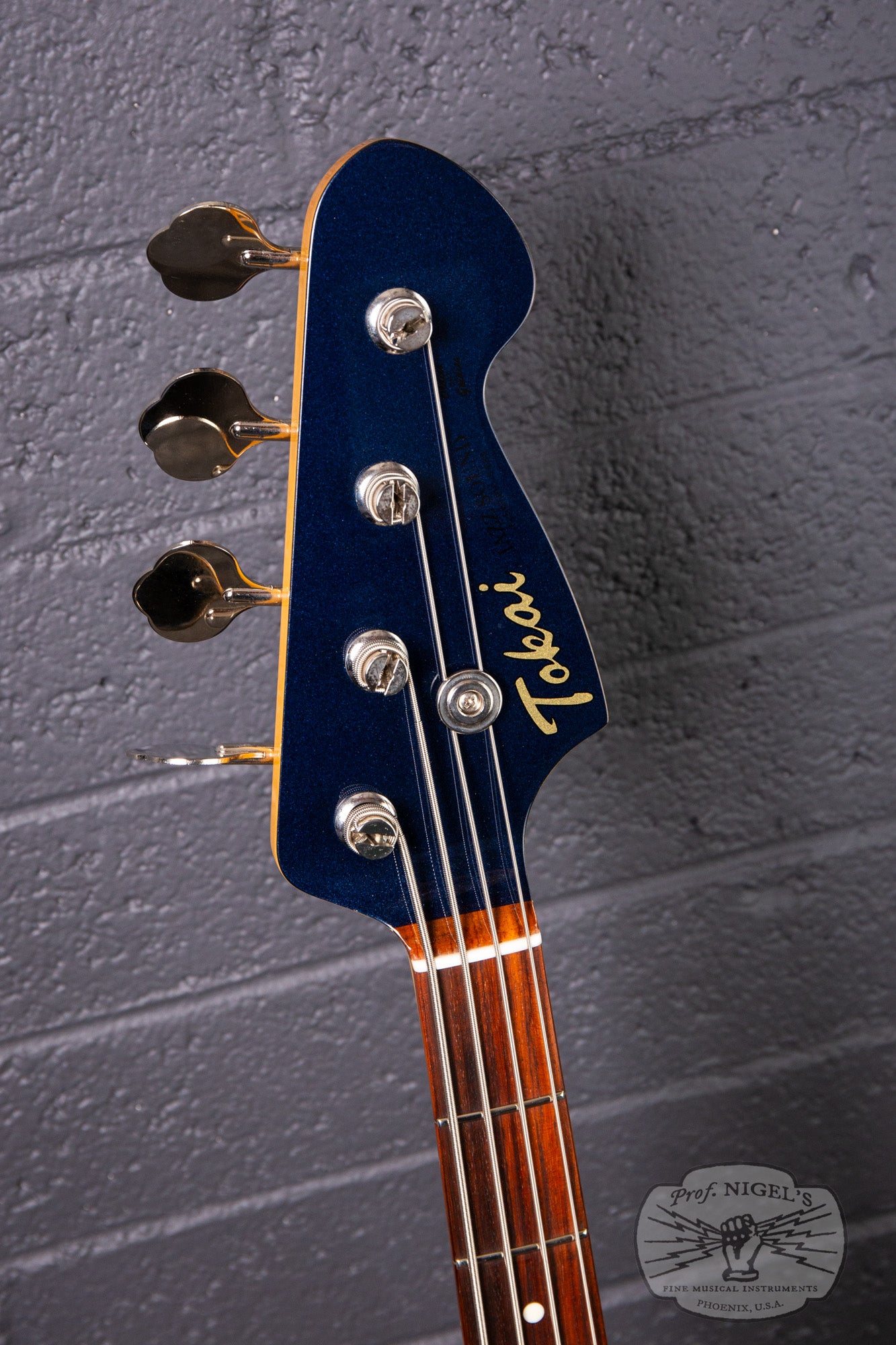2022 Tokai MIJ AJB114 Matching Headstock Gunmetal Blue Jazz Bass Made in Japan MH