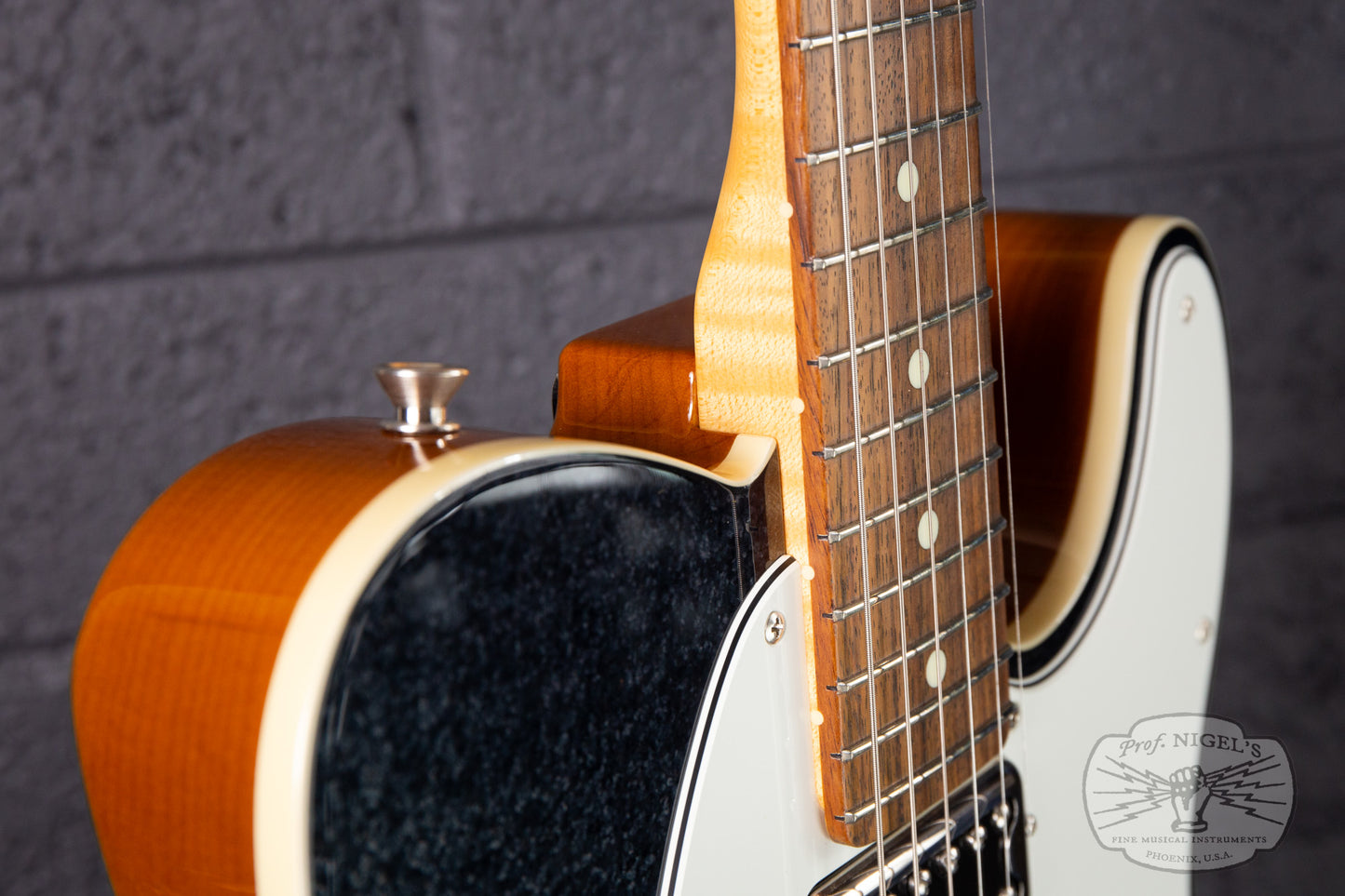2023 Fender Limited Black Sparkle Telecaster w/ Flame Maple Neck MIJ Made in Japan Filtertron