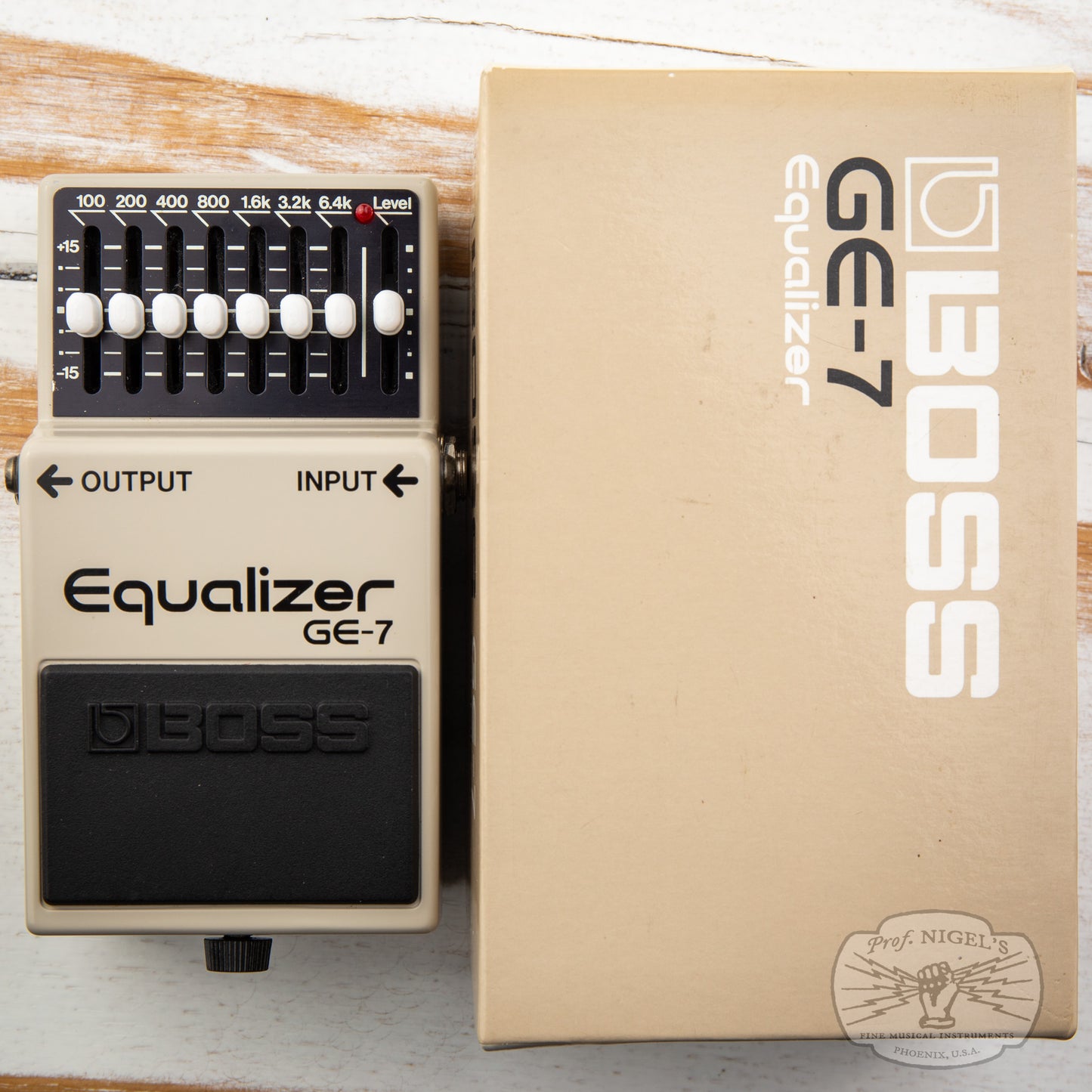 Boss GE-7 Equalizer MIJ Black Label 1984 Vintage Made in Japan