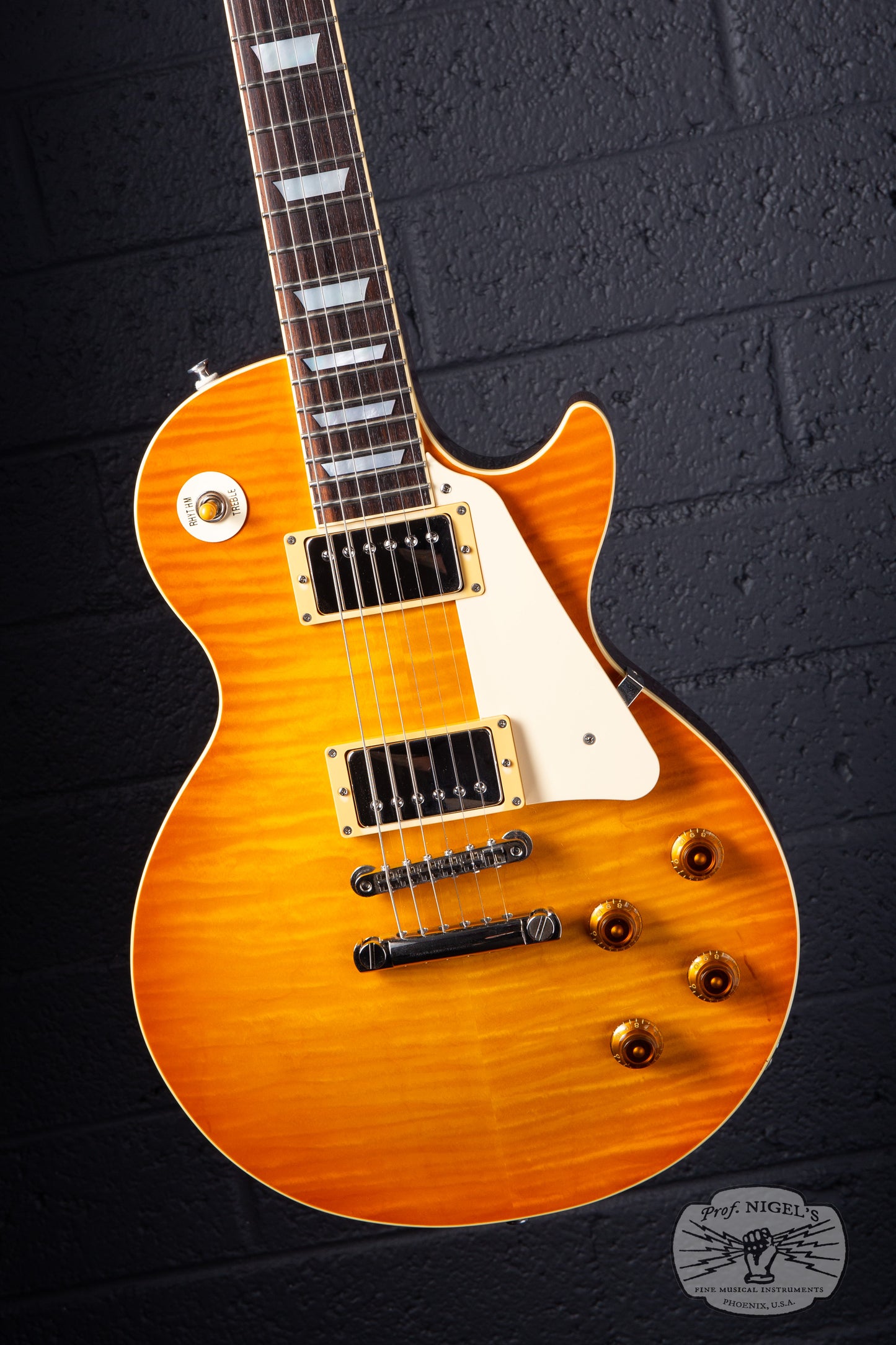 History TH-LS Lemon Drop Burst MIJ Fujigen Lacquer LP-Style w/ Heritage Wood LDB