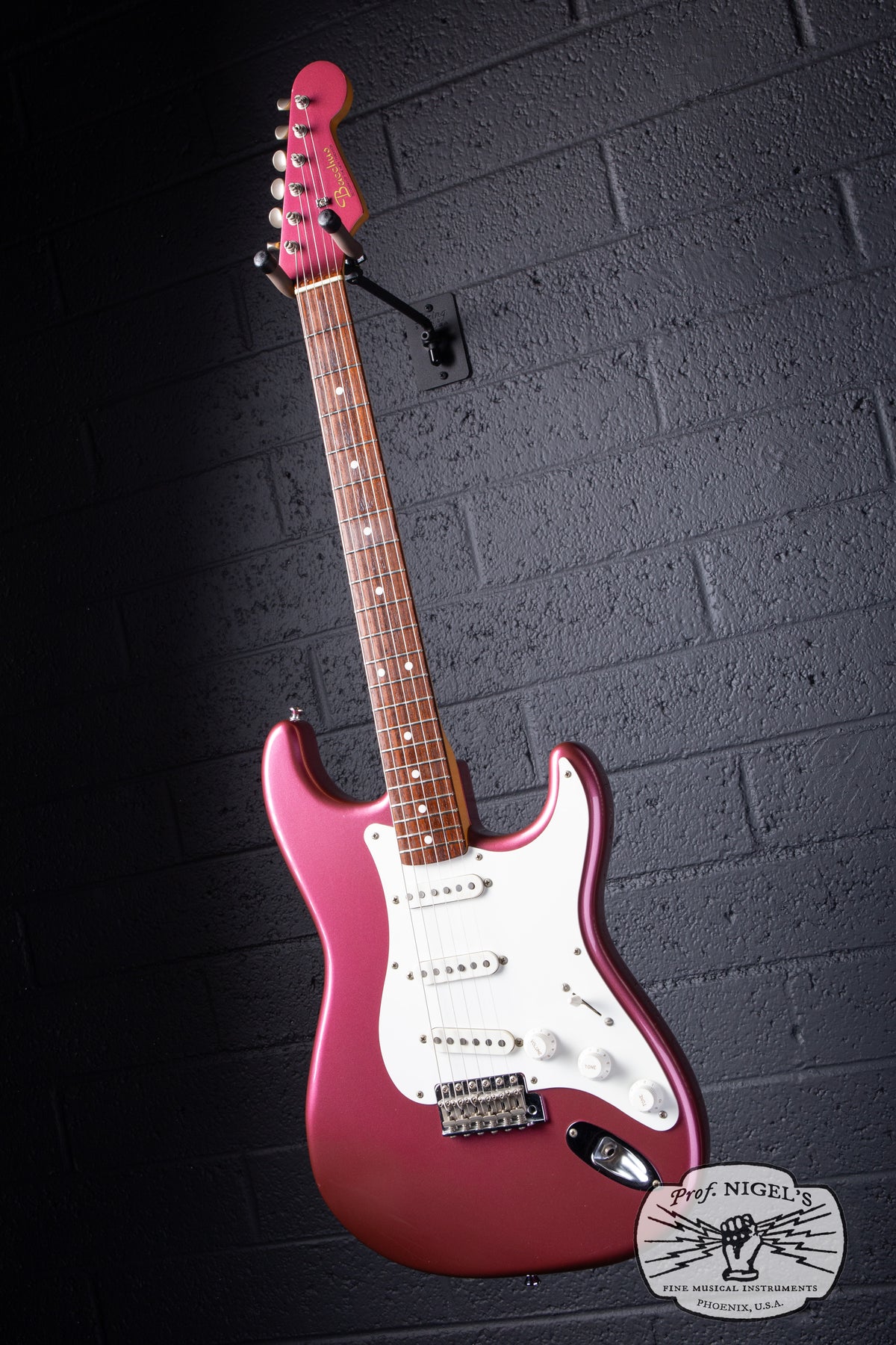 1999 Bacchus BST-64V Vintage Series Burgundy Mist Matching Headstock Lacquer MIJ