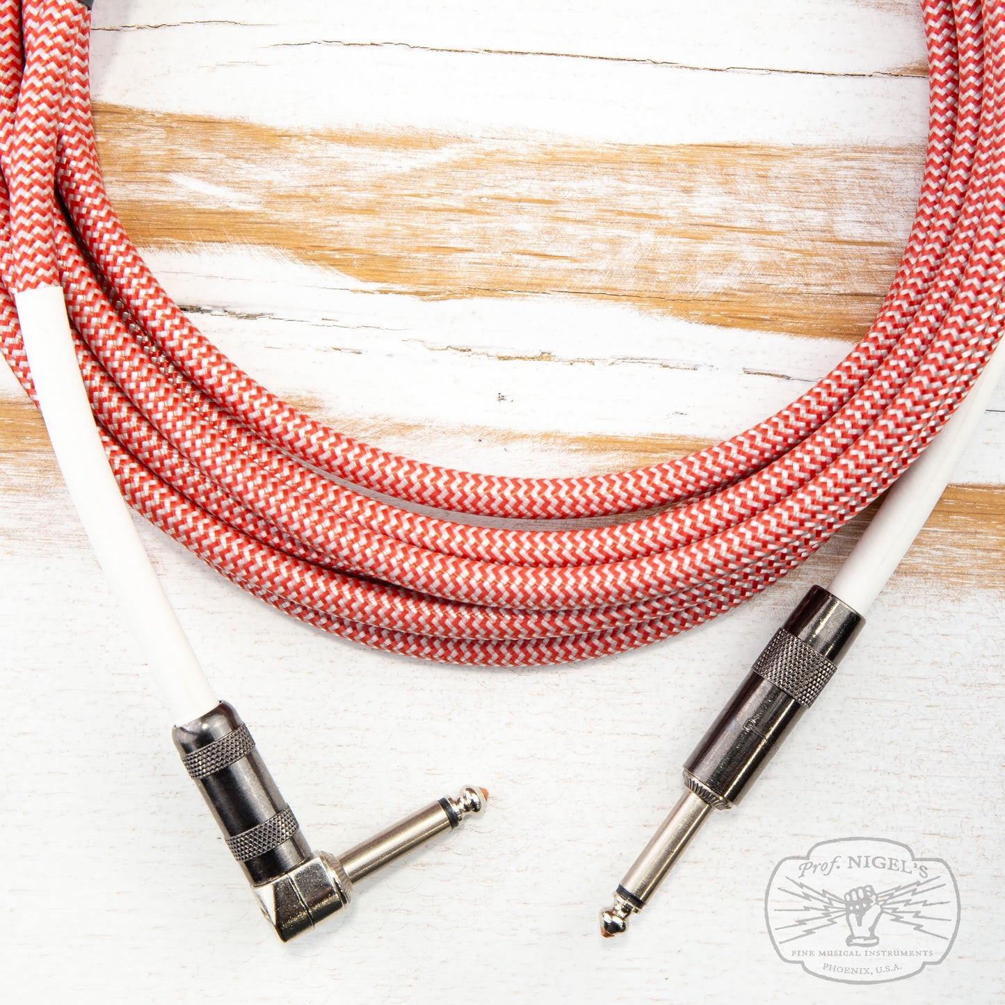The Looking Glass Ultra-Low Capacitance Instrument Cable (Candy Cane)