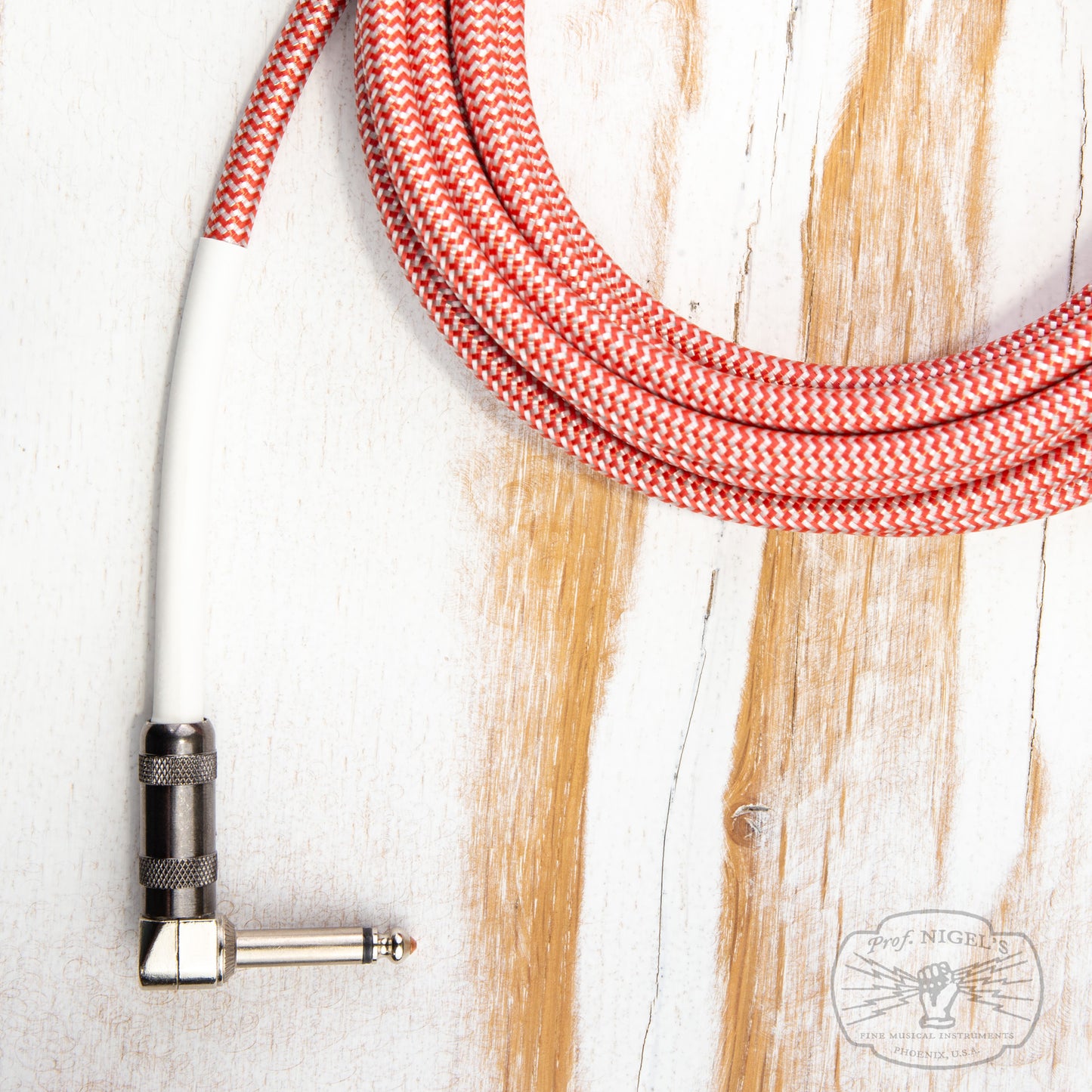 The Looking Glass Ultra-Low Capacitance Instrument Cable (Candy Cane)