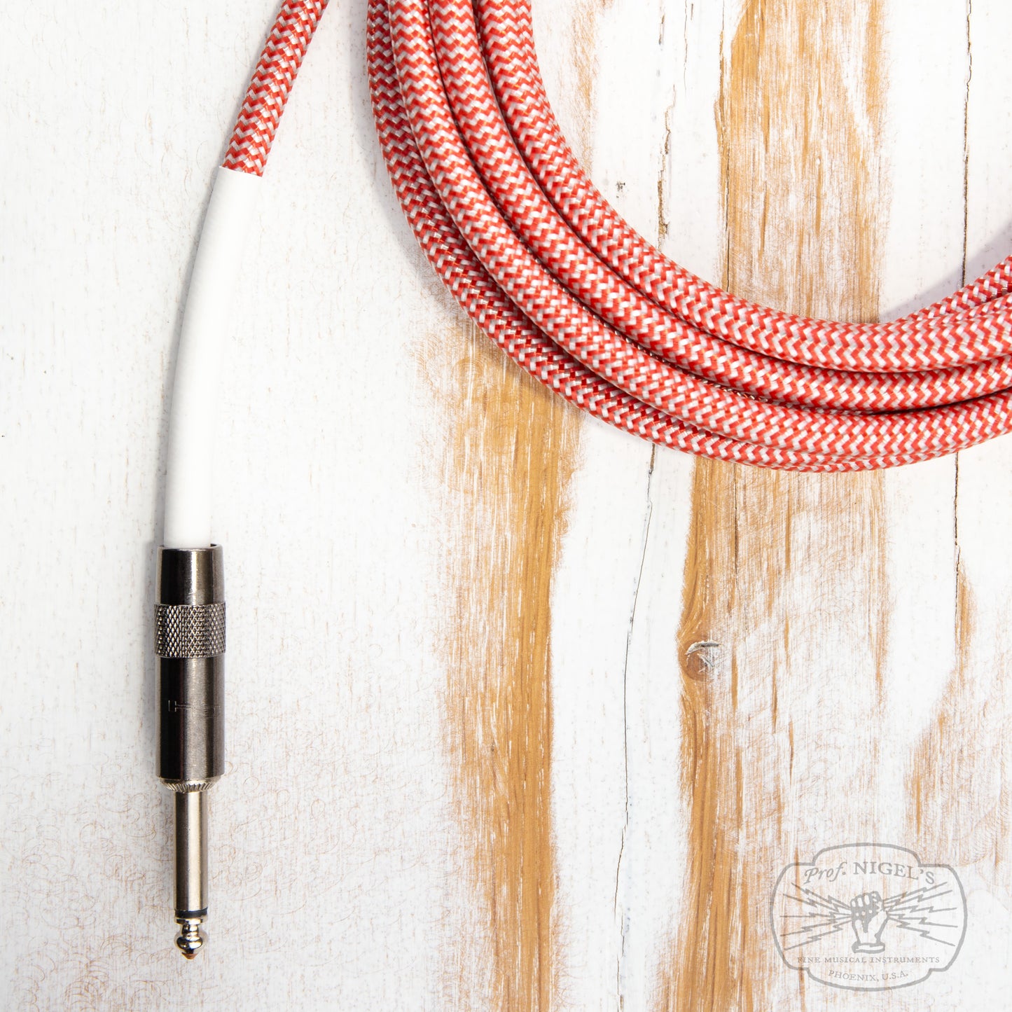 The Looking Glass Ultra-Low Capacitance Instrument Cable (Candy Cane)