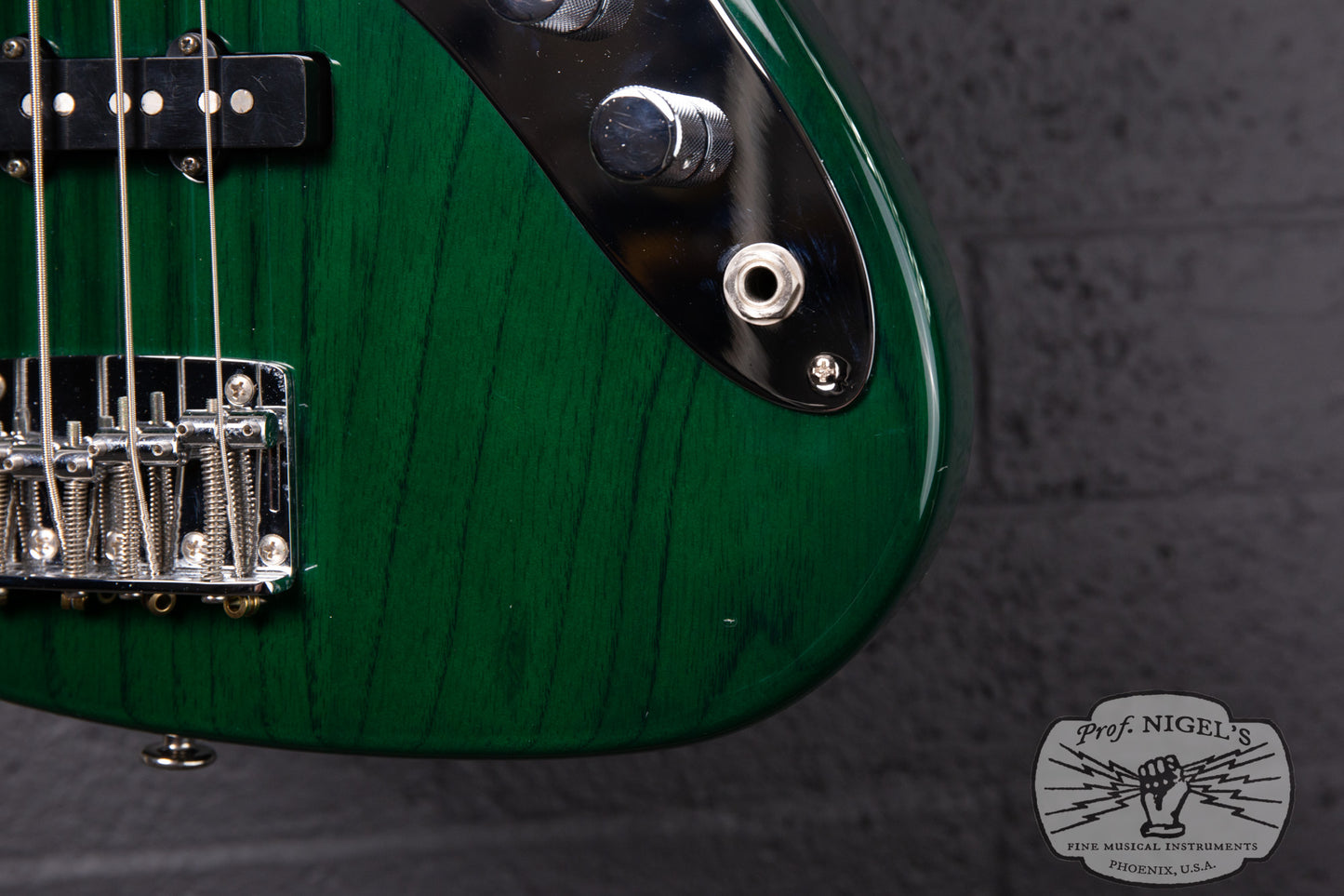 Bacchus MIJ Craft WL-JB4/R Transparent Green Alder Jazz Bass Momose Pickups Made in Japan